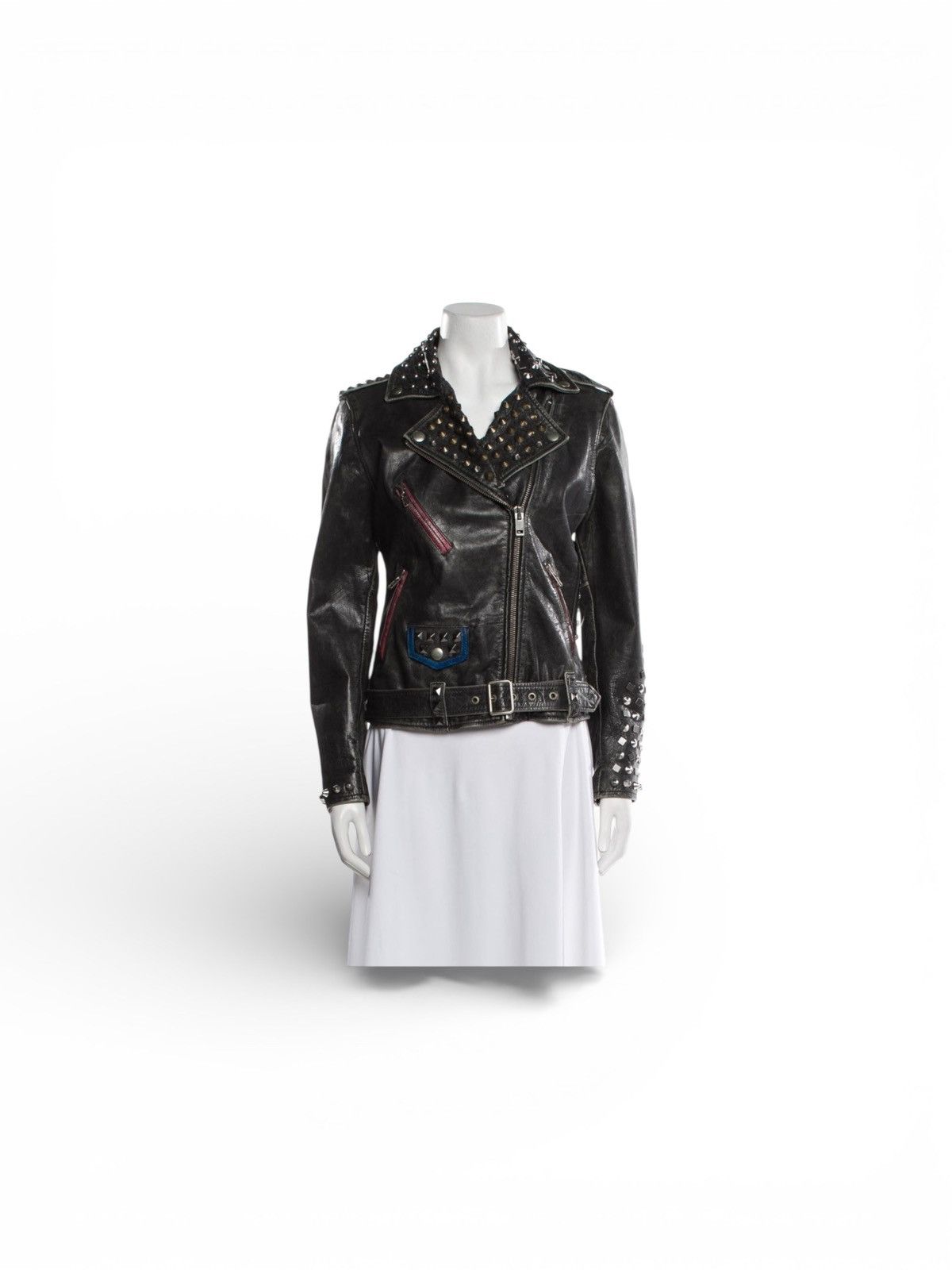 Diesel Diesel Leather Biker Jacket Size M / US 6-8 / IT 42-44 - 1 Thumbnail