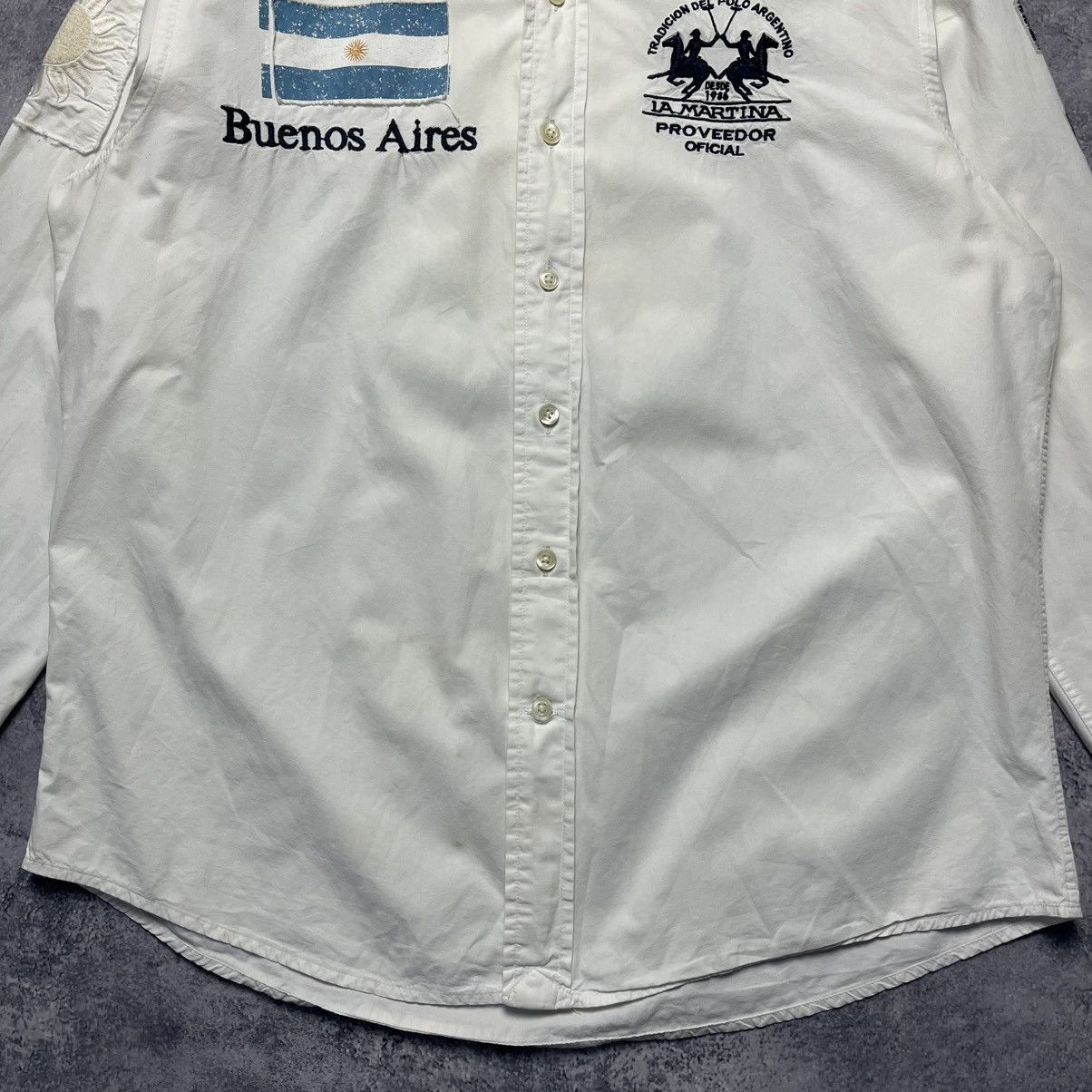 La Martina Vintage La Martina Buenos Aires #2 Shirt Button Down Size US L / EU 52-54 / 3 - 3 Thumbnail