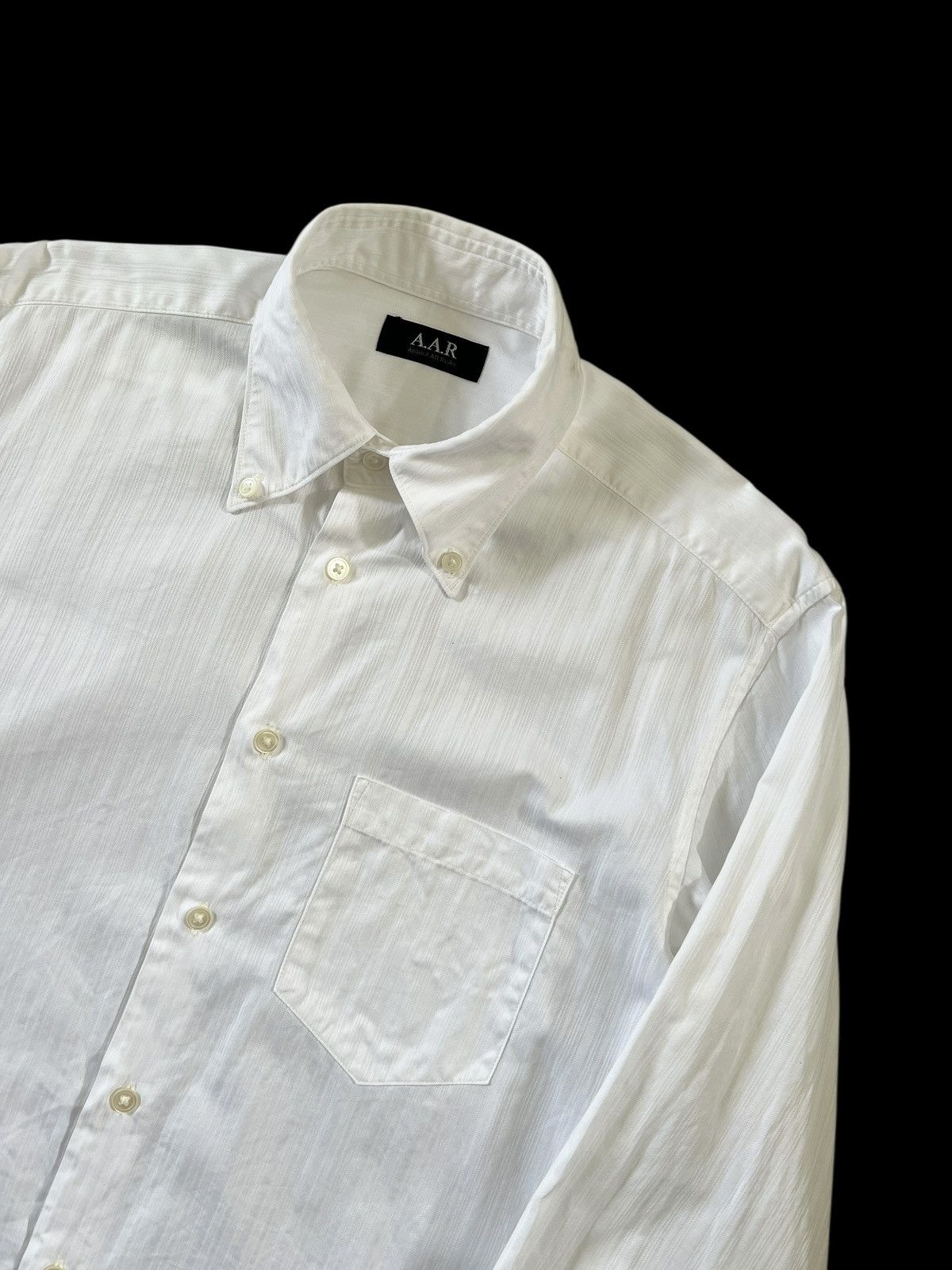 Yohji Yamamoto 1990s Yohji Yamamoto AAR Textured Lined Button Down Shirt Size US M / EU 48-50 / 2 - 1 Thumbnail