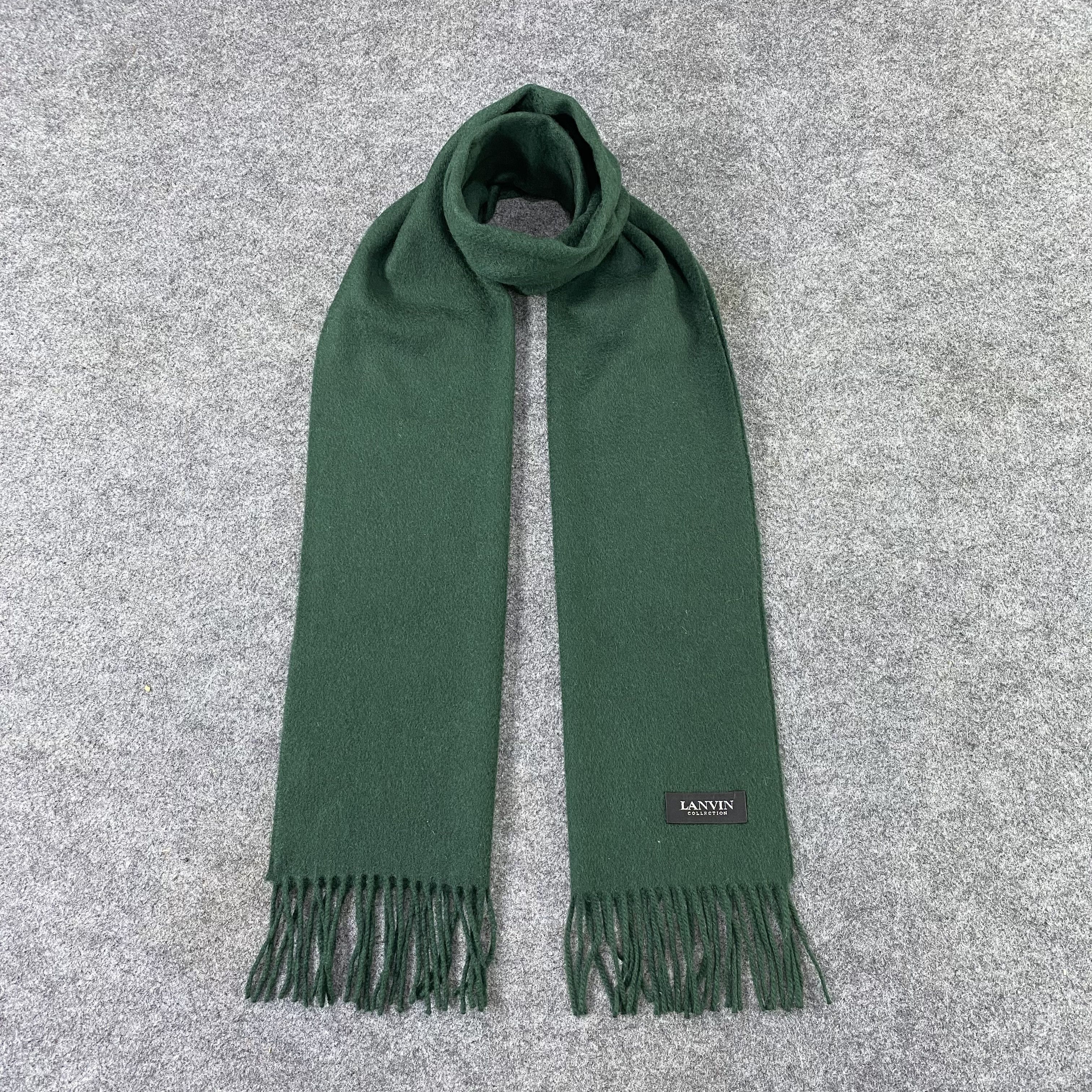 Lanvin Lanvin 100% Cashmere Scarf / Muffler / Neckwear - T1159 Size ONE SIZE - 1 Thumbnail