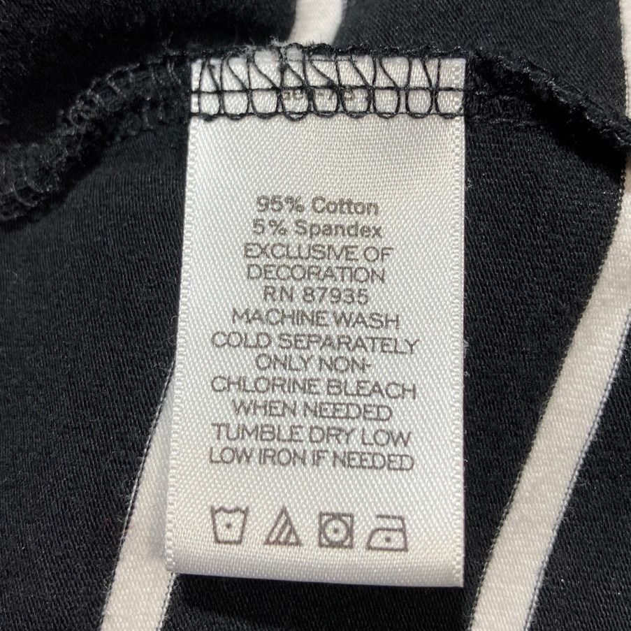 Other Susan Graver Black White Striped Tunic Blouse 1X Size XL / US 12-14 / IT 48-50 - 4 Thumbnail
