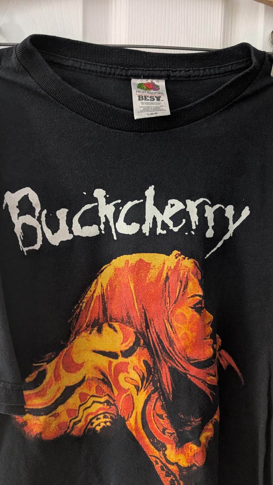 Fruit Of The Loom Vintage Buckcherry 1999 Tour T-Shirt Album Black Adult Large Size L / US 10 / IT 46 - 2 Thumbnail