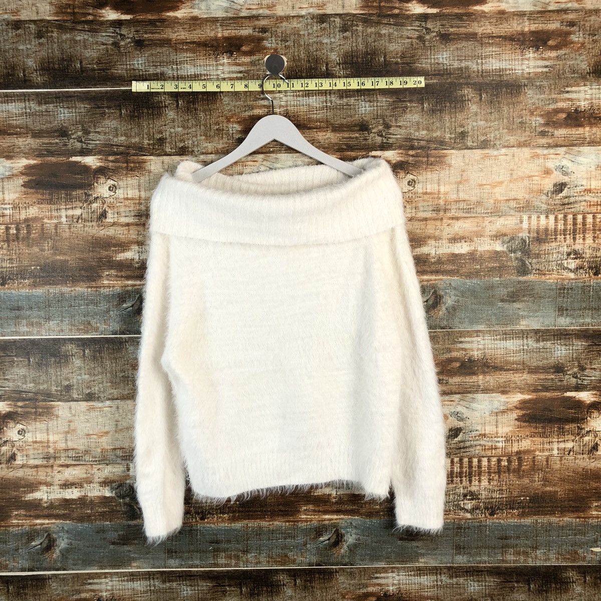 Homespun Knitwear DLL Khalita Turtle Neck Mohair fur shaggy Knitwear #C232 Size M / US 6-8 / IT 42-44 - 1 Thumbnail
