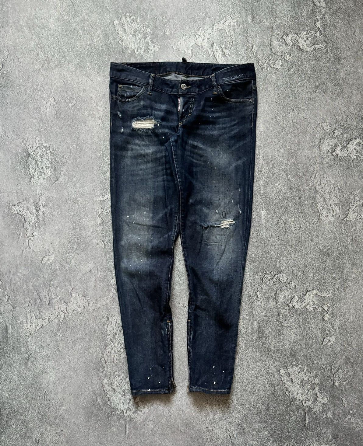 Dsquared2 Dsquared2 44 Wmns distressed denim pant trouser Jean chino Size 30" / US 8 / IT 44 - 5 Thumbnail