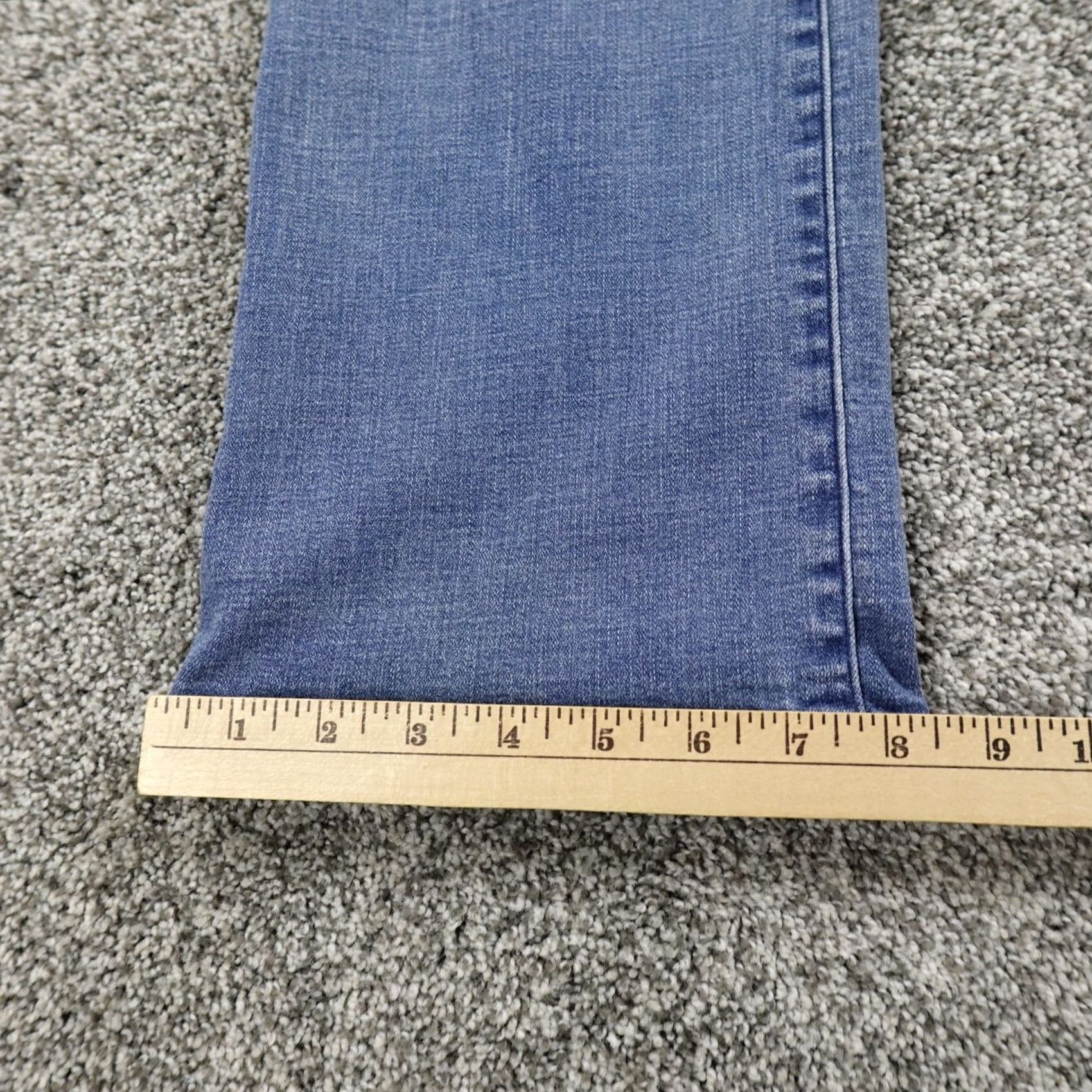 Lee Lee Jeans Women's Jeans 12 Dark Blue Denim Bootcut Stretch Regular Fit 5-Pocket Denim Pants Blue Womens Size 34" / US 12 / IT 48 - 2 Thumbnail