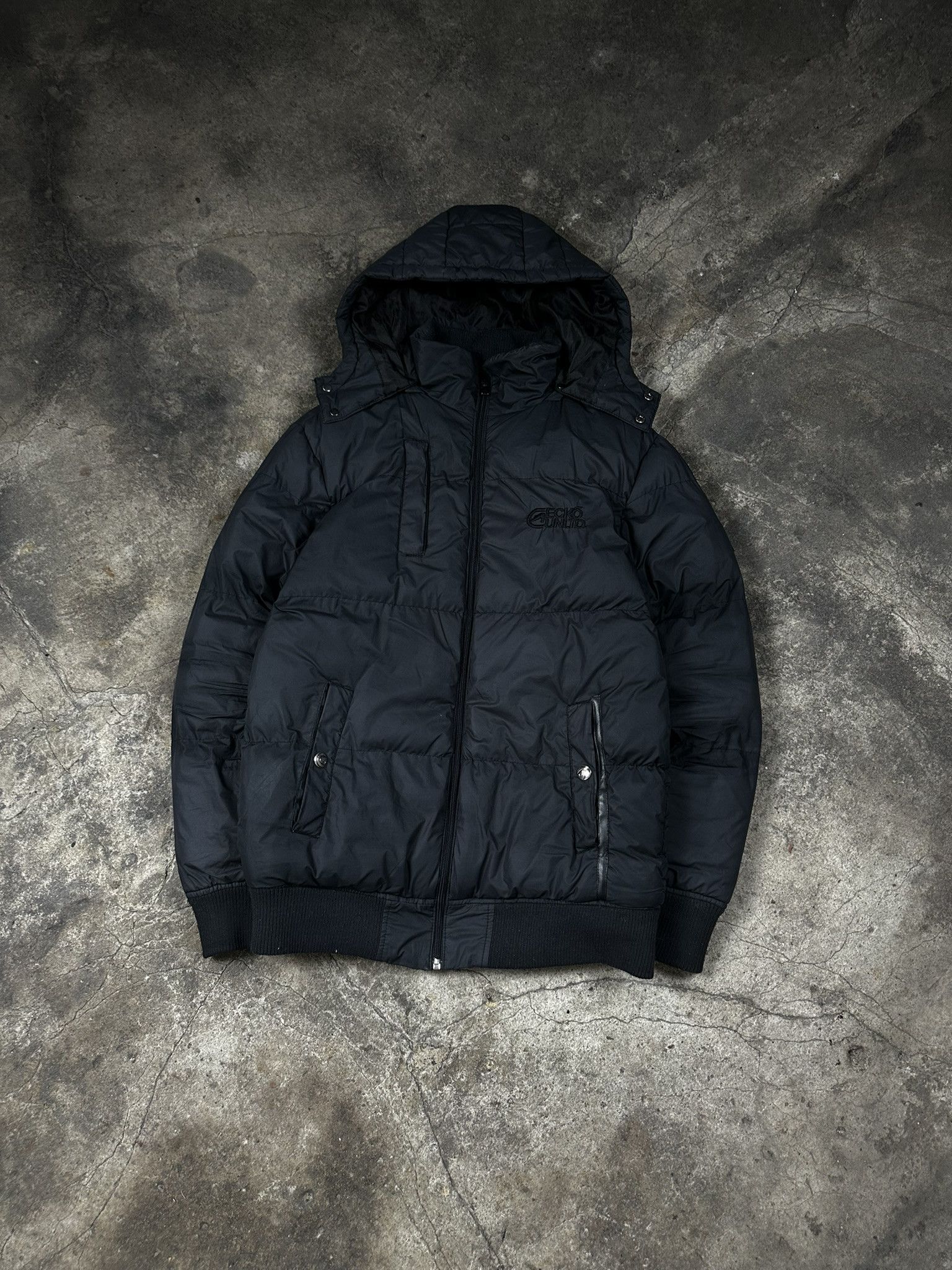 Ecko Unltd. 00s Vintage Ecko Puffer Boxy Jacket Size US S / EU 44-46 / 1 - 1 Thumbnail