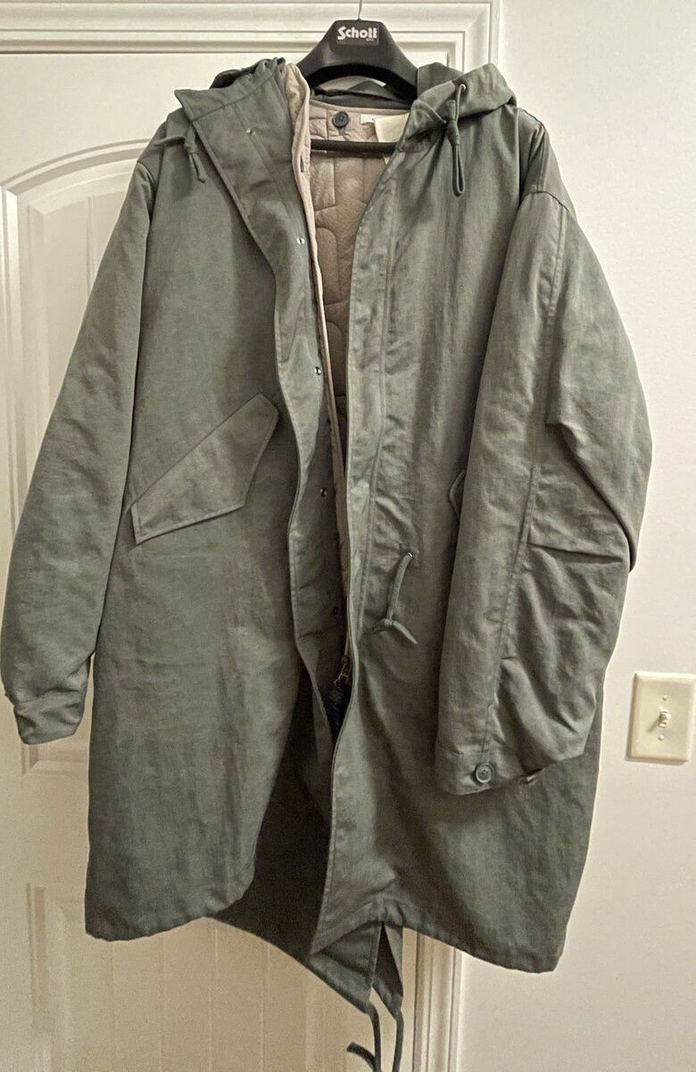 18 East PAOLO FISHTAIL PARKA WITH REMOVABLE QUILTED LINER JACKET Size US L / EU 52-54 / 3 - 1 Preview