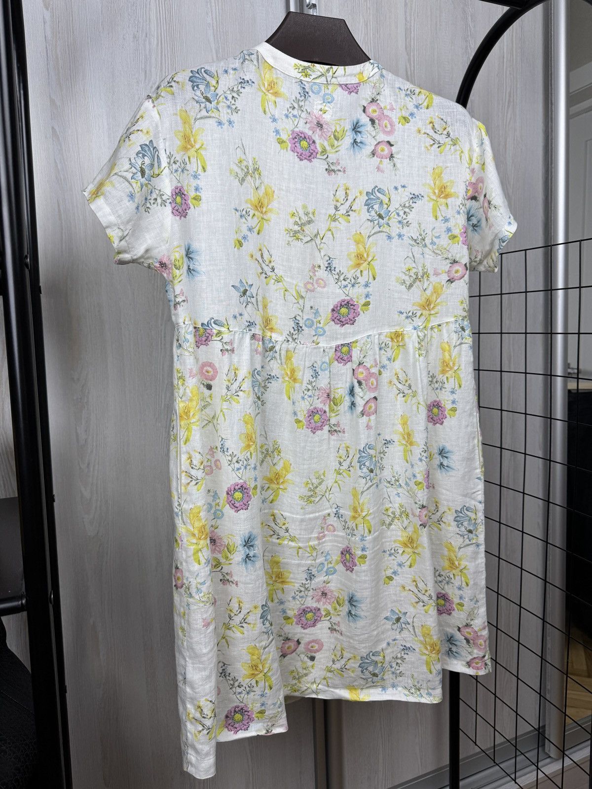 120% Lino 120% Lino Flax Linen floral flower pattern midi dress Size M / US 6-8 / IT 42-44 - 5 Thumbnail