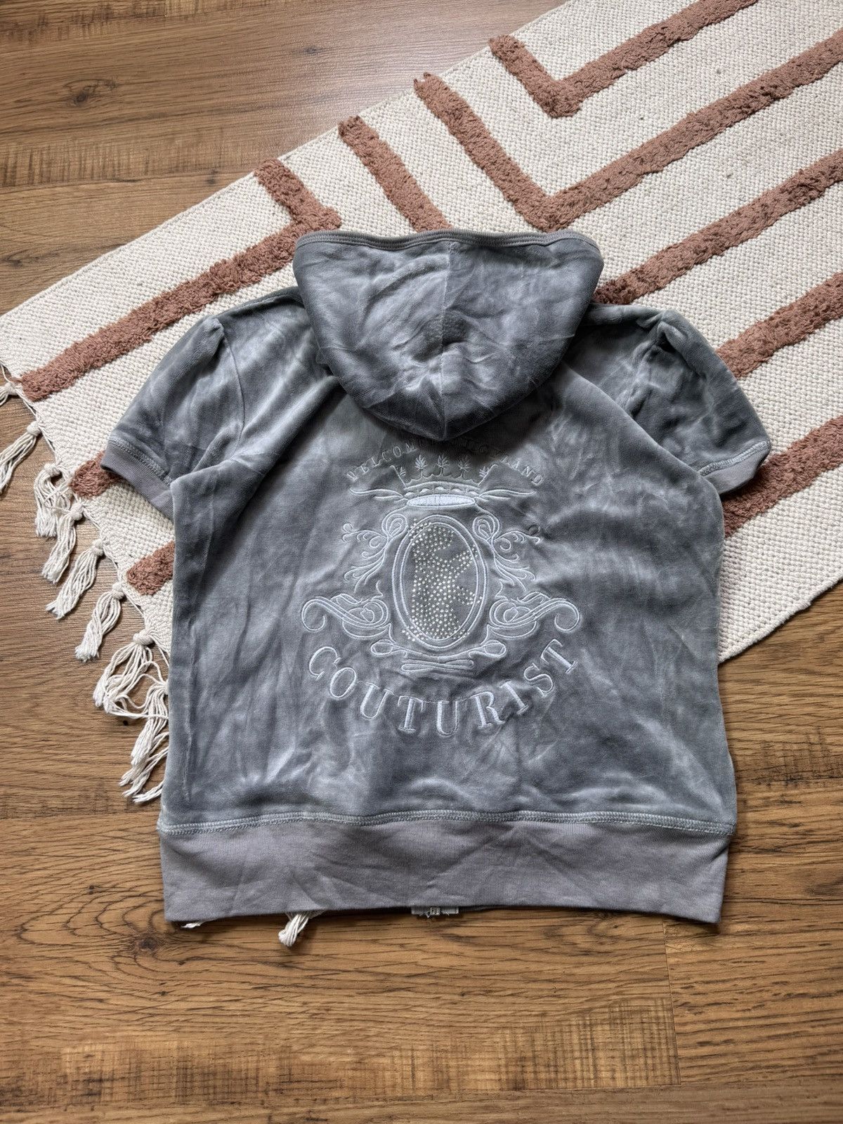 Juicy Couture VINTAGE JUICY COUTURE VELOUR 2000s TRACKSUIT Size M / US 6-8 / IT 42-44 - 4 Thumbnail