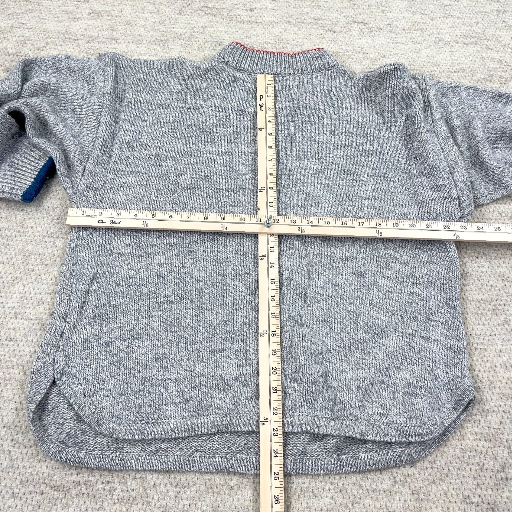 Vintage VINTAGE Union Bay Sweater Shirt Adult Men XL Gray 80s 90s Chunky-Knit Logo Modern Retro Mens Size US XL / EU 56 / 4 - 6 Thumbnail