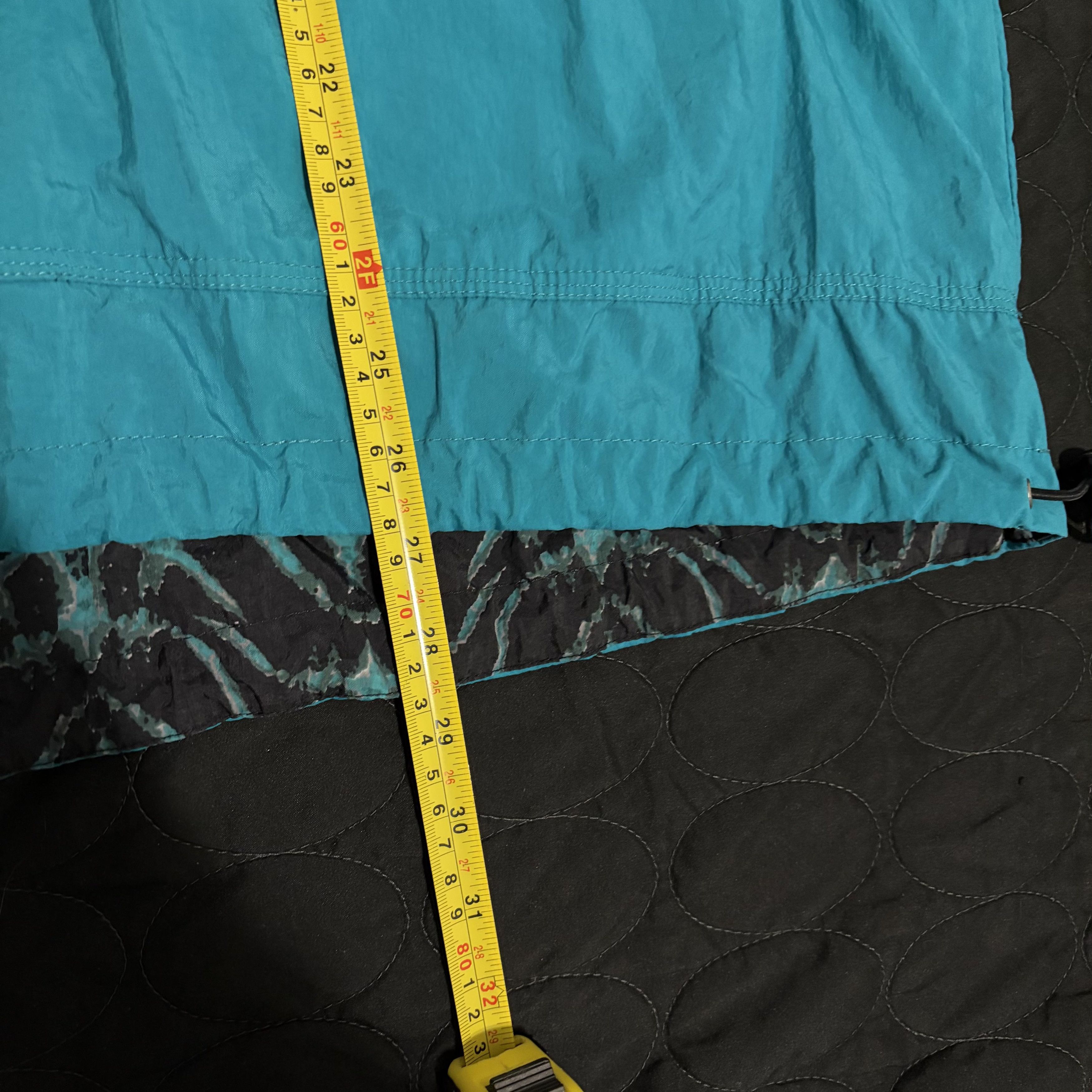 Nike VTG turquoise Y2K 90s Nike Anorak Windbreaker Large Size US L / EU 52-54 / 3 - 5 Thumbnail