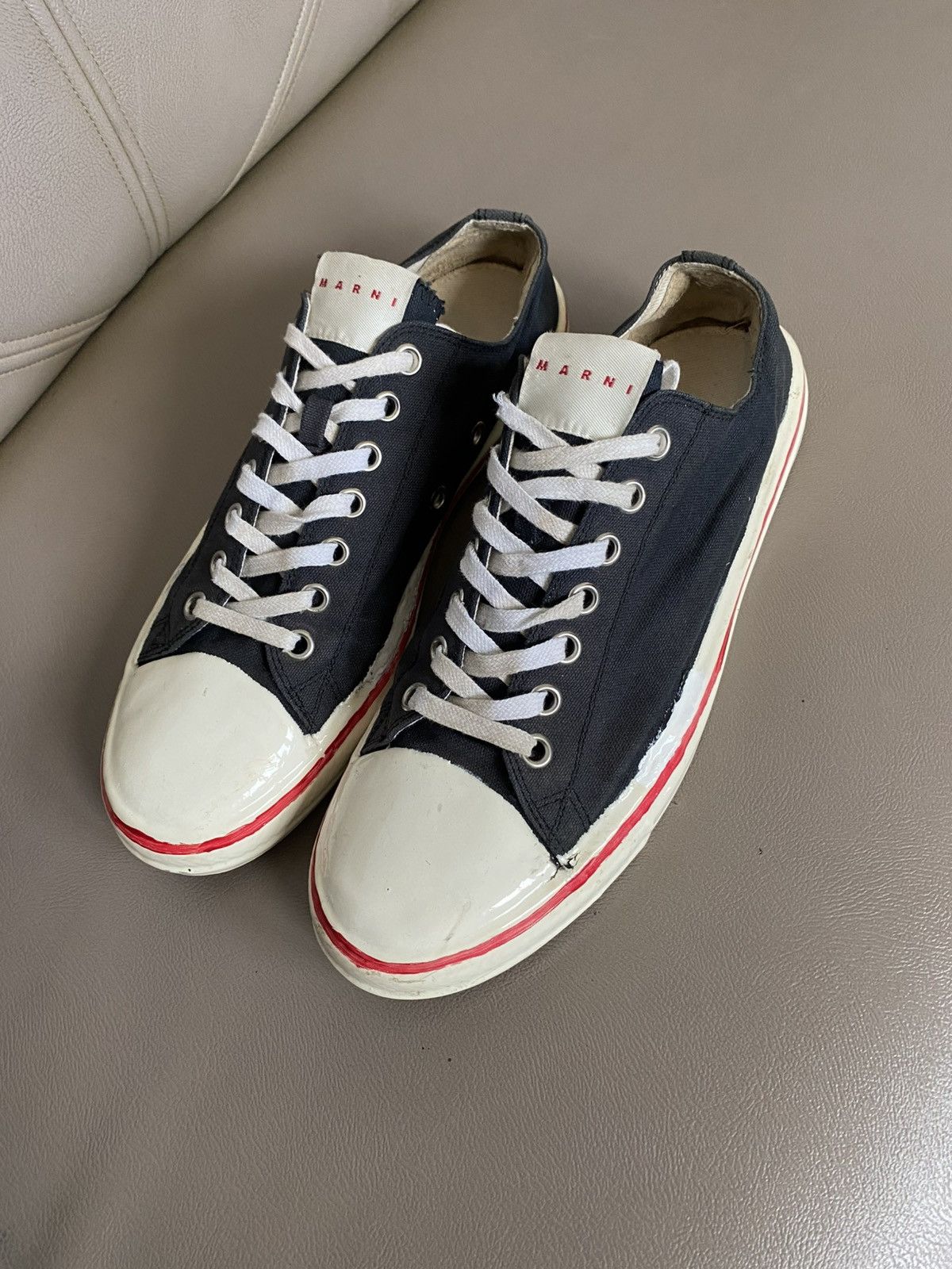 Marni Marni gommus low sneakers canvas Size US 11 / EU 44 - 2 Thumbnail