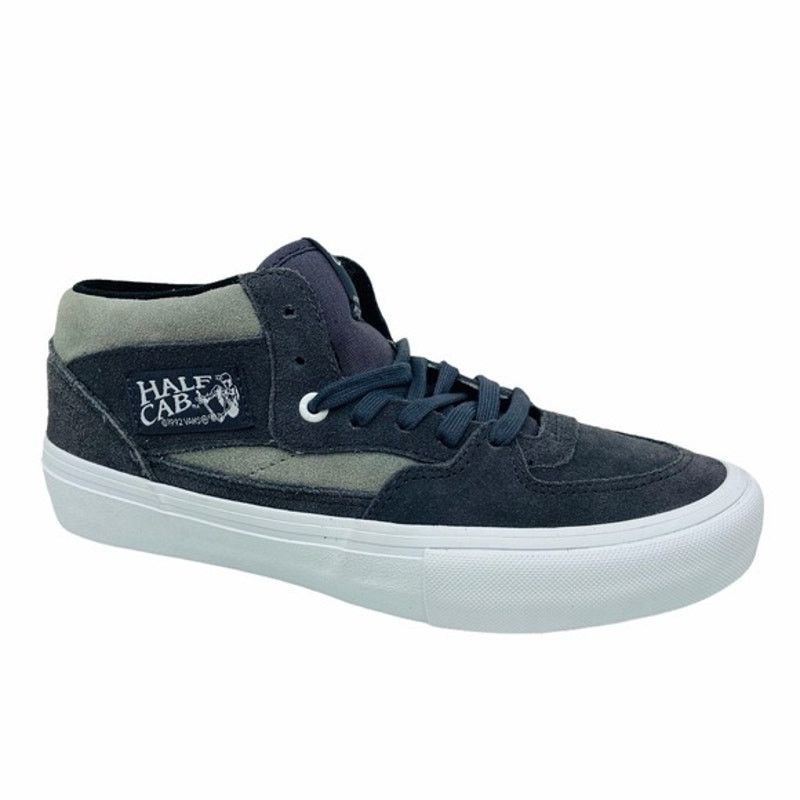 Vans VANS Half Cab Pro Sneakers - Periscope Grey and White Suede Size US 6.5 / EU 39-40 - 8 Thumbnail