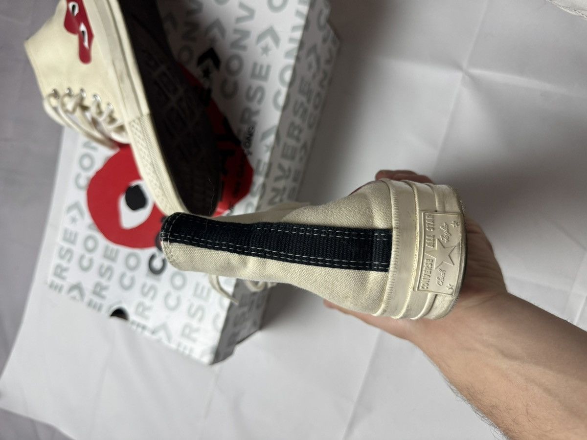 Comme des Garcons × Comme des Garcons PLAY × Converse Comme des Garçons PLAY x Converse Chuck 70 | EU 45/US 11.5 | Size US 11 / EU 44 - 6 Thumbnail