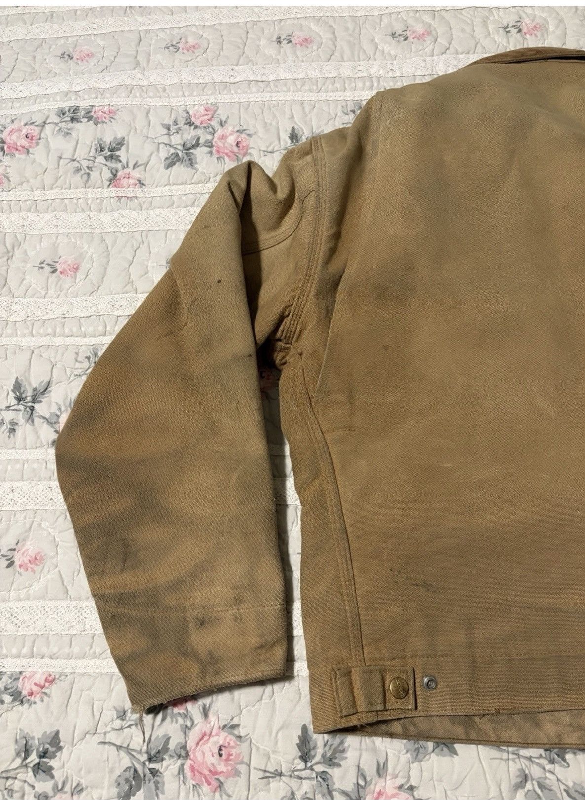 Carhartt Vintage Carhartt 6 BLJ tan detroit canvas blanket lining Size US S / EU 44-46 / 1 - 7 Thumbnail