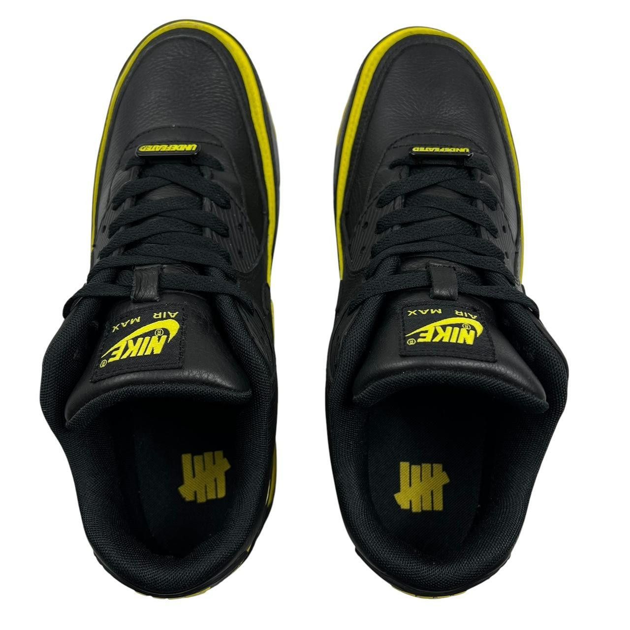Nike × Undefeated Nike UNDFTD Air Max 90 Black Optic Yellow - US 9 / EU 42.5 Size US 9 / EU 42 - 5 Thumbnail