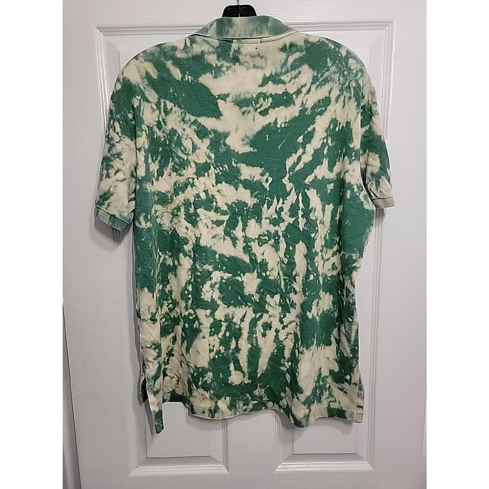 Polo Ralph Lauren VINTAGE Polo Ralph Lauren Polo Shirt Short Sleeve Men L Green Tan Logo Polo Shirt, Regular Fit, All Seasons, Golf Casual, Chest 22.5, Length 28.5 Size US L / EU 52-54 / 3 - 4 Thumbnail