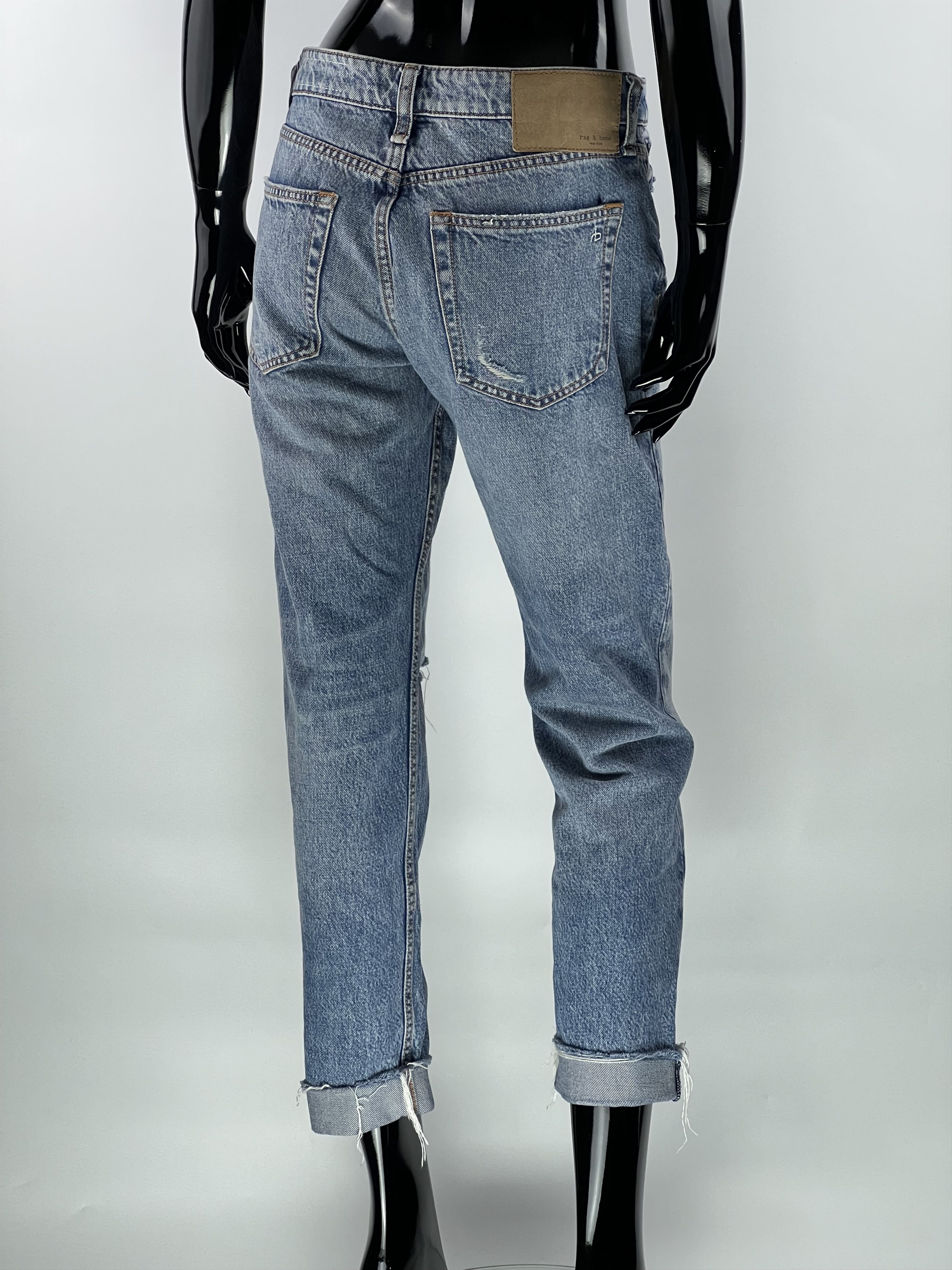 Rag & Bone Rag Bone Women's Boyfriend Ankle Jeans Size 25 Size 25" / US 0 / IT 36 - 3 Thumbnail