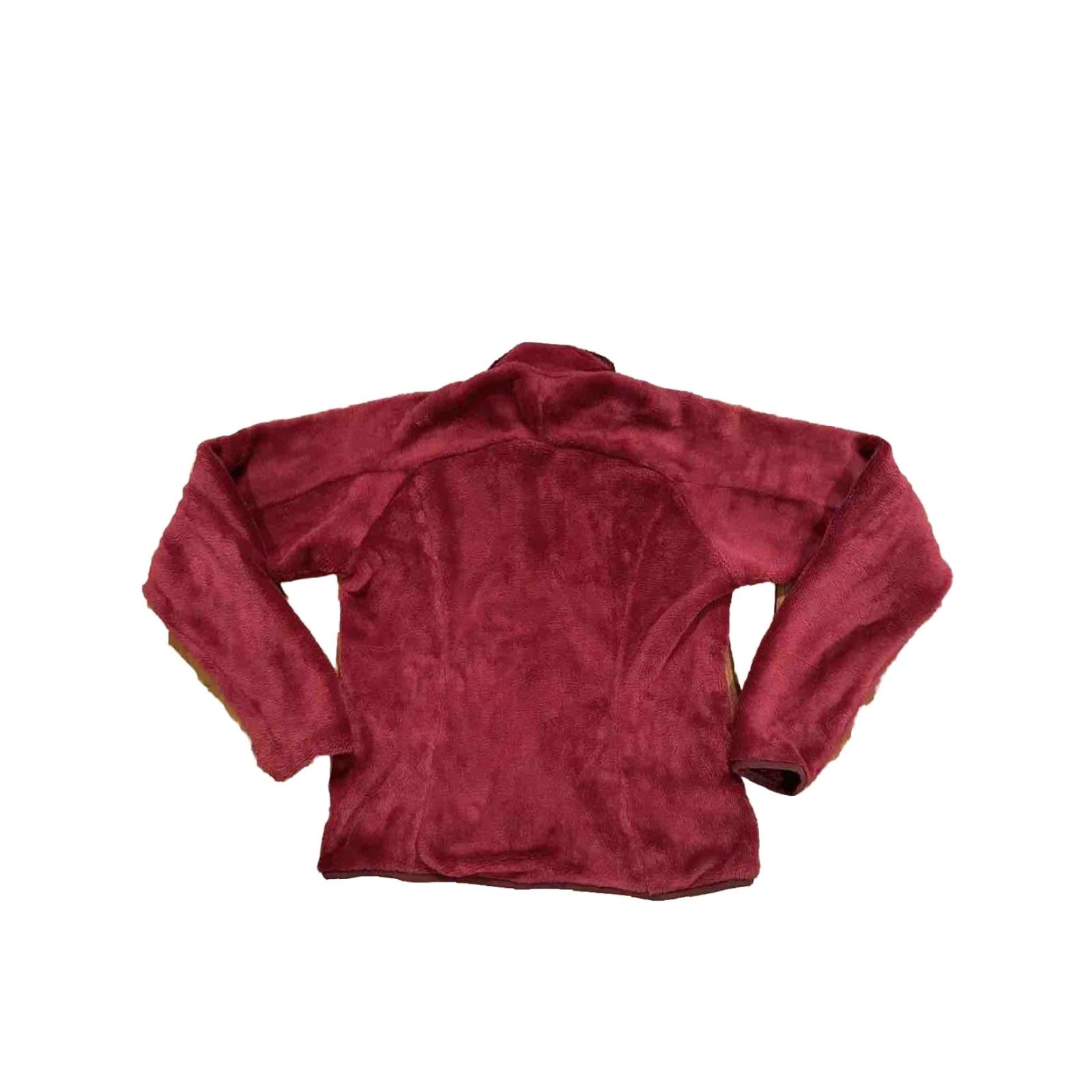Patagonia VINTAGE Patagonia Jacket Women Med Maroon R4 Regulator Full Zip Deep Pile Polartec Jacket Women Medium Red 90s Outdoor Winter Fall Spring Womens Size M / US 6-8 / IT 42-44 - 3 Thumbnail