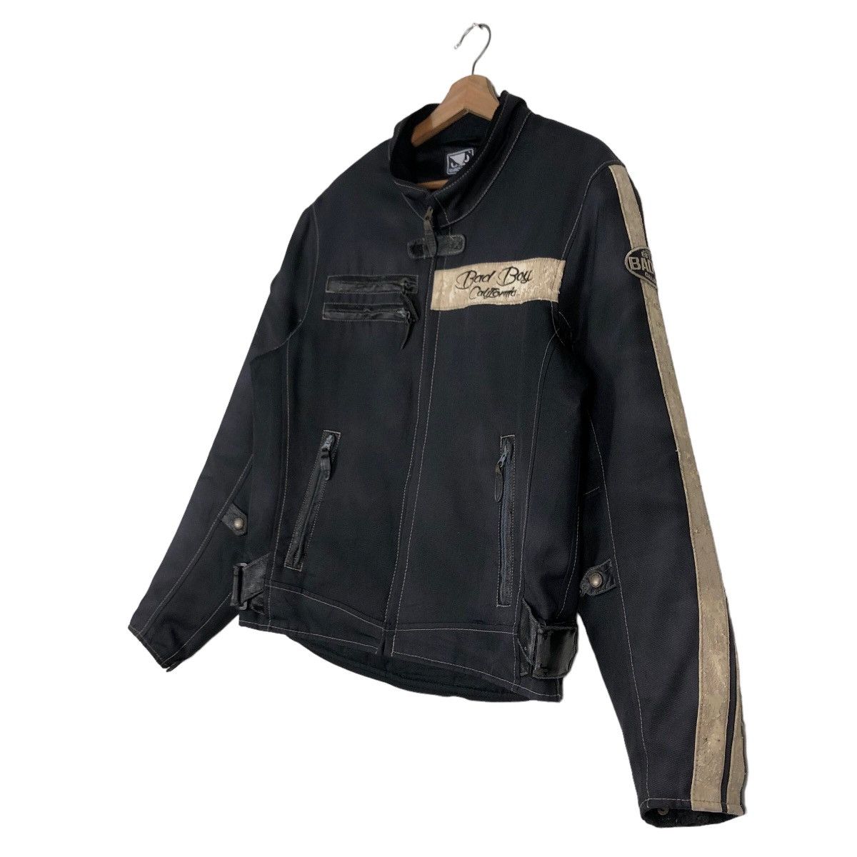 Hein Gericke 🔥Vintage Biker Jacket Racing Bad Boy Big Logo Spell Out Size US L / EU 52-54 / 3 - 4 Thumbnail