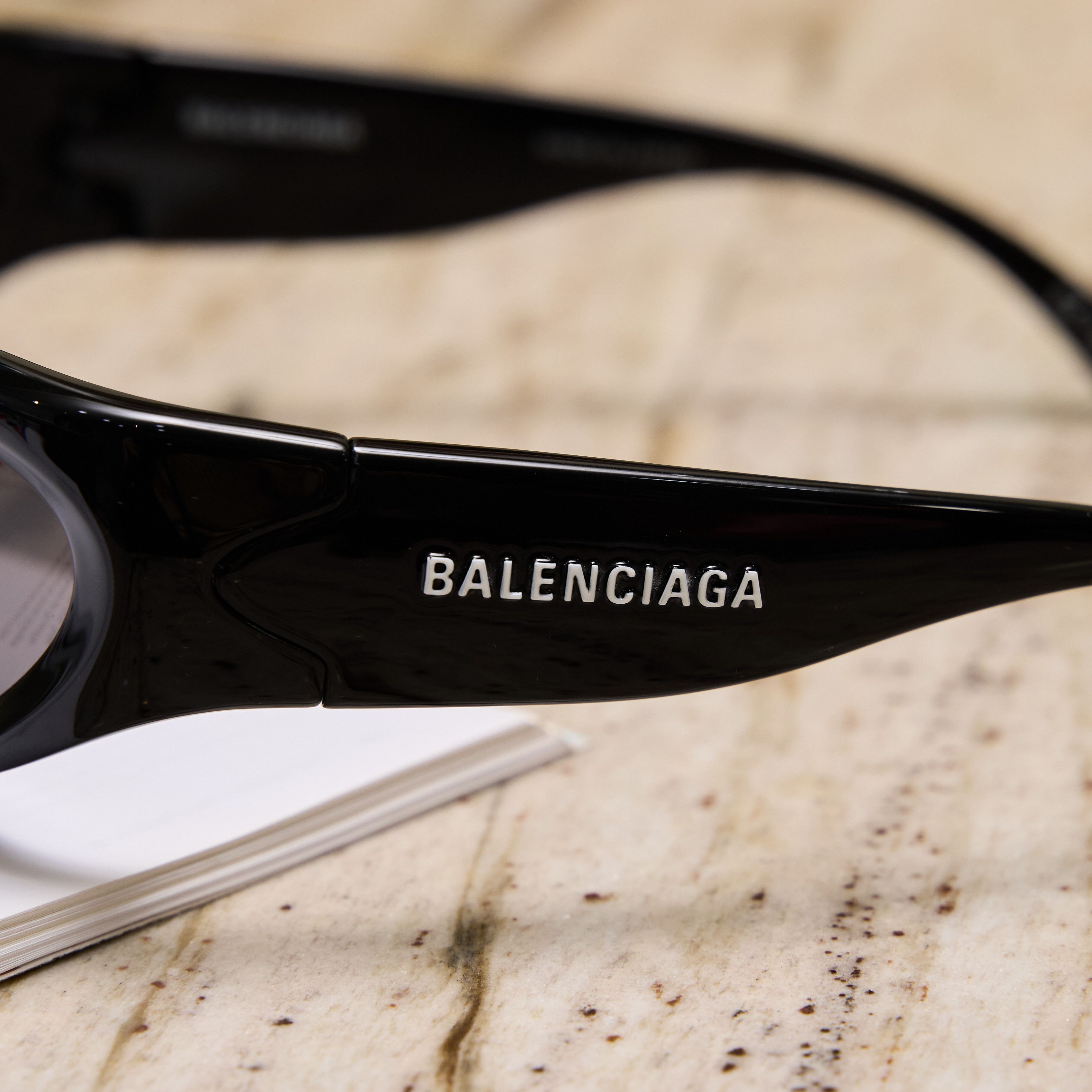 Balenciaga BALENCIAGA BB0157S 001 Sunglasses BLACK Size ONE SIZE - 5 Thumbnail