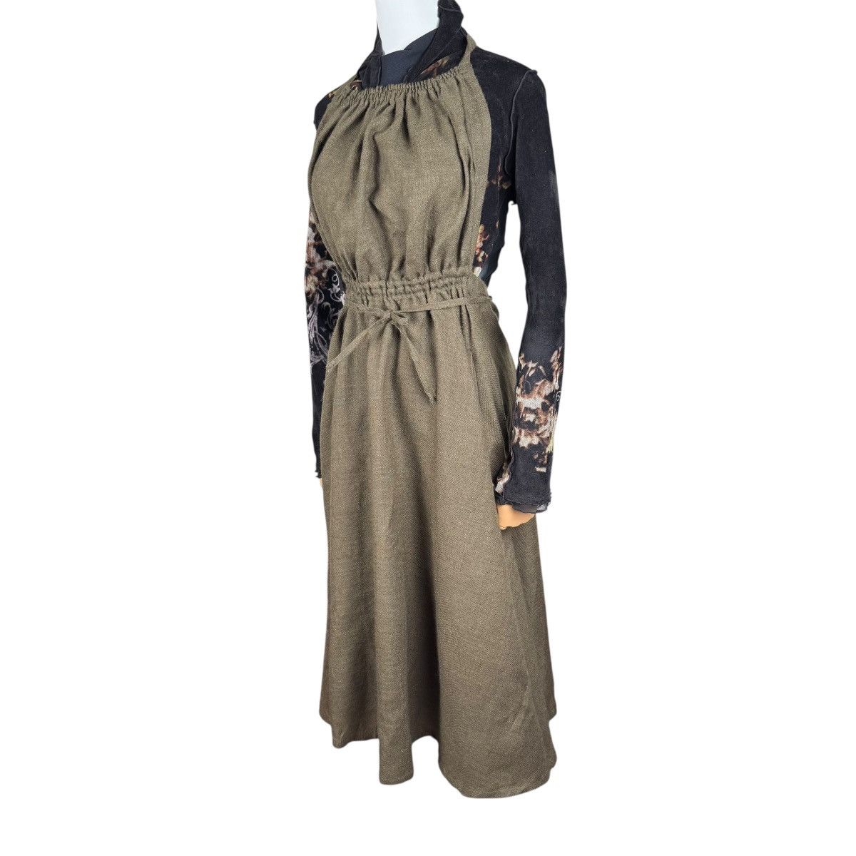 Comme des Garcons 🔥80s COMME DES GARCONS ARCHIVE APRON PINAFORE MAXI DRESS Size M / US 6-8 / IT 42-44 - 1 Thumbnail