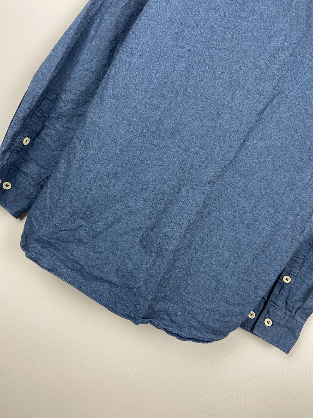 Folk Folk Button-Up Shirt Blue Cotton Pocket Designer Sz 4 Size US M / EU 48-50 / 2 - 17 Thumbnail