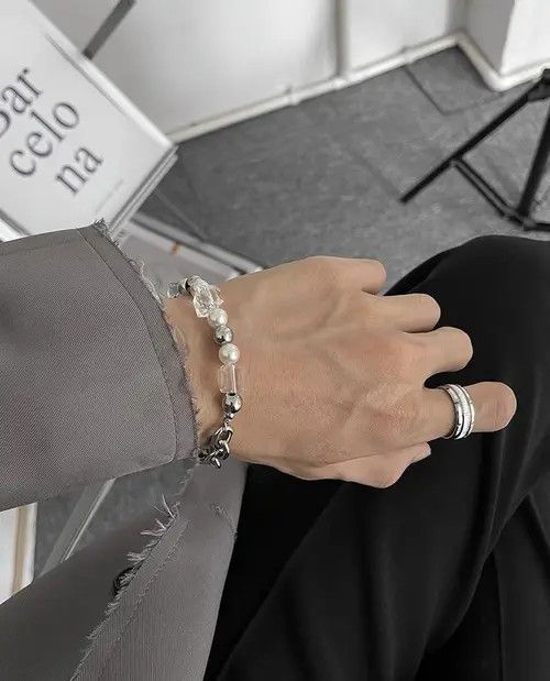 Japanese Brand × Vintage High quality vintage ice cube pearl beaded bracelet Size ONE SIZE - 2 Thumbnail