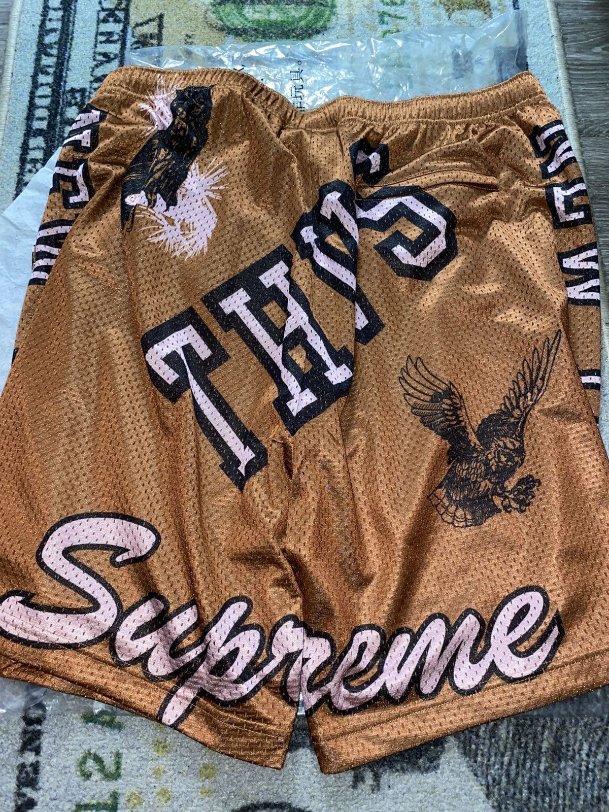 Supreme Supreme Varsity Mesh Shorts (LARGE) Size US 34 / EU 50 - 3 Thumbnail