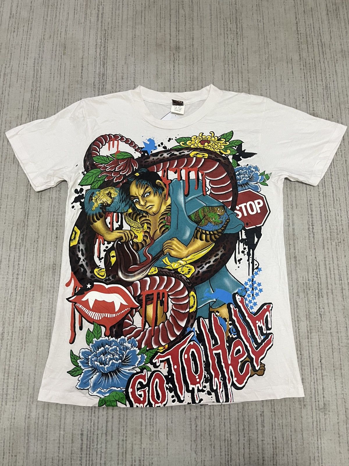 Vintage Vintage japan samurai tshirt Size US M / EU 48-50 / 2 - 1 Thumbnail