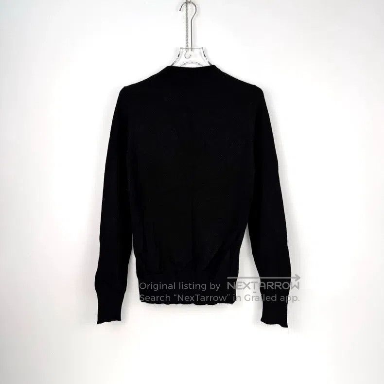 Louis Vuitton Louis Vuitton Black small logo embroidered cashmere sweate Size US XS / EU 42 / 0 - 4 Thumbnail