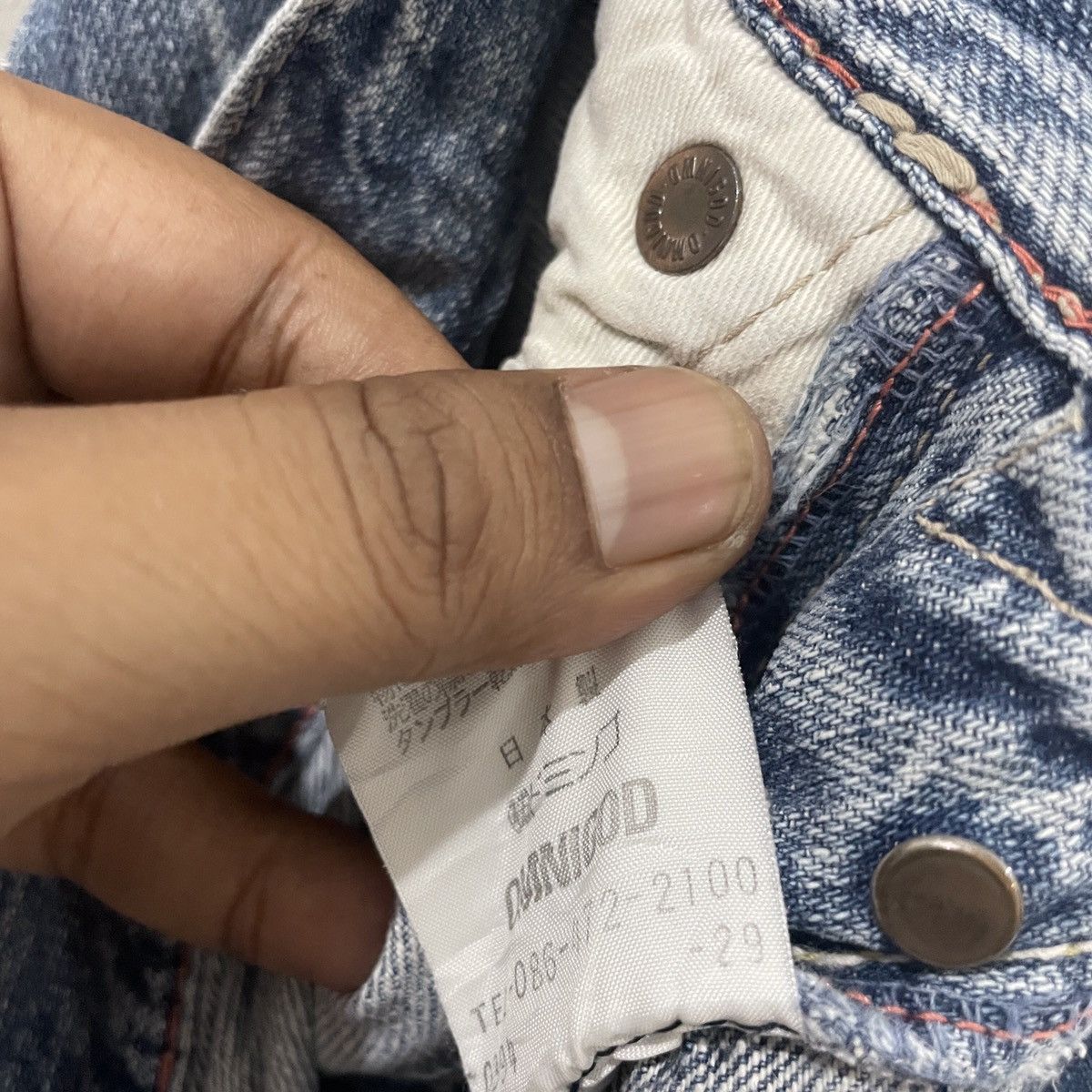 OMNIGOD Vintage Omnigod Denim Jeans Size 30" / US 8 / IT 44 - 6 Thumbnail