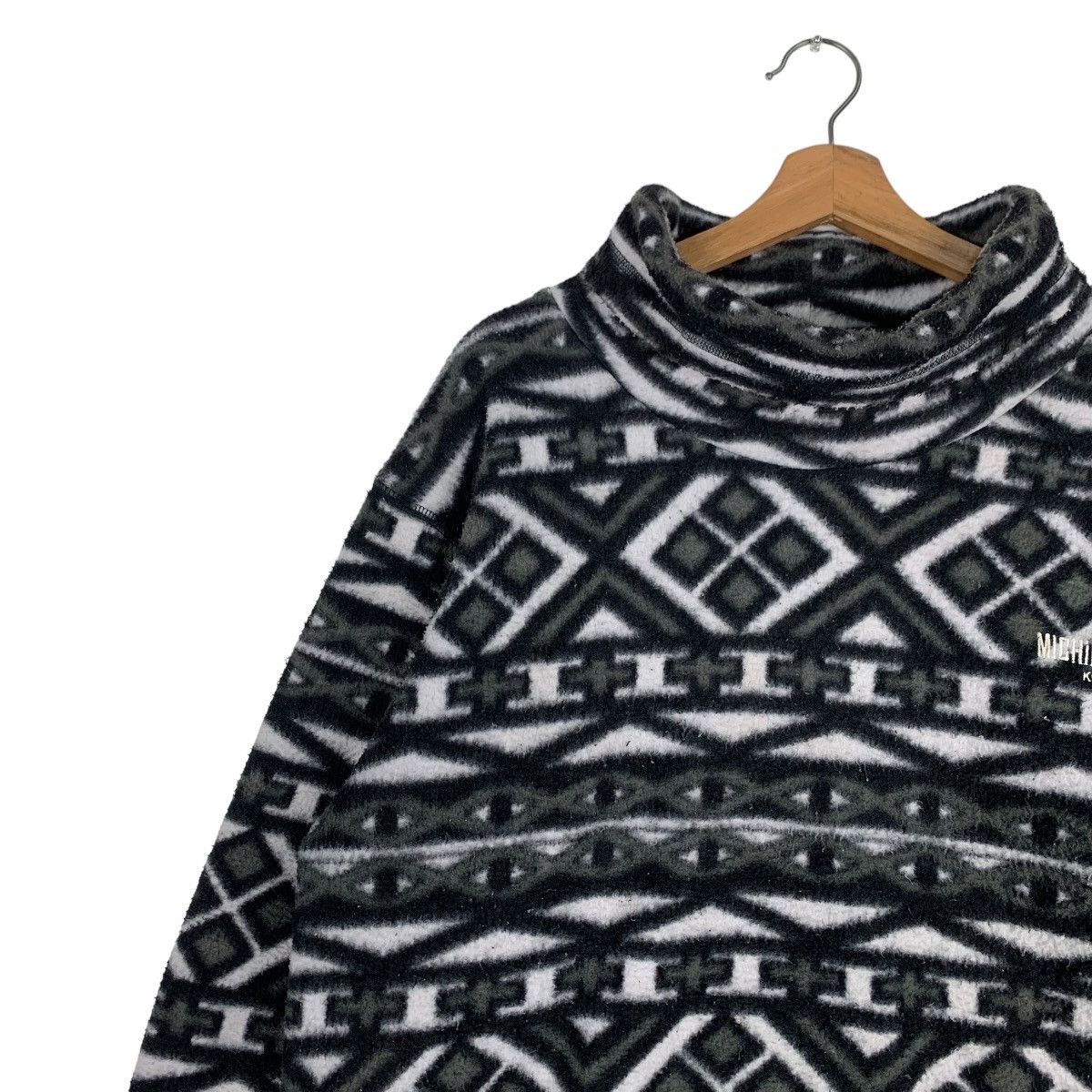 Michiko Koshino London Michiko Koshino Abstract Design Pullover Fleece #0888-C40 Size US M / EU 48-50 / 2 - 3 Thumbnail