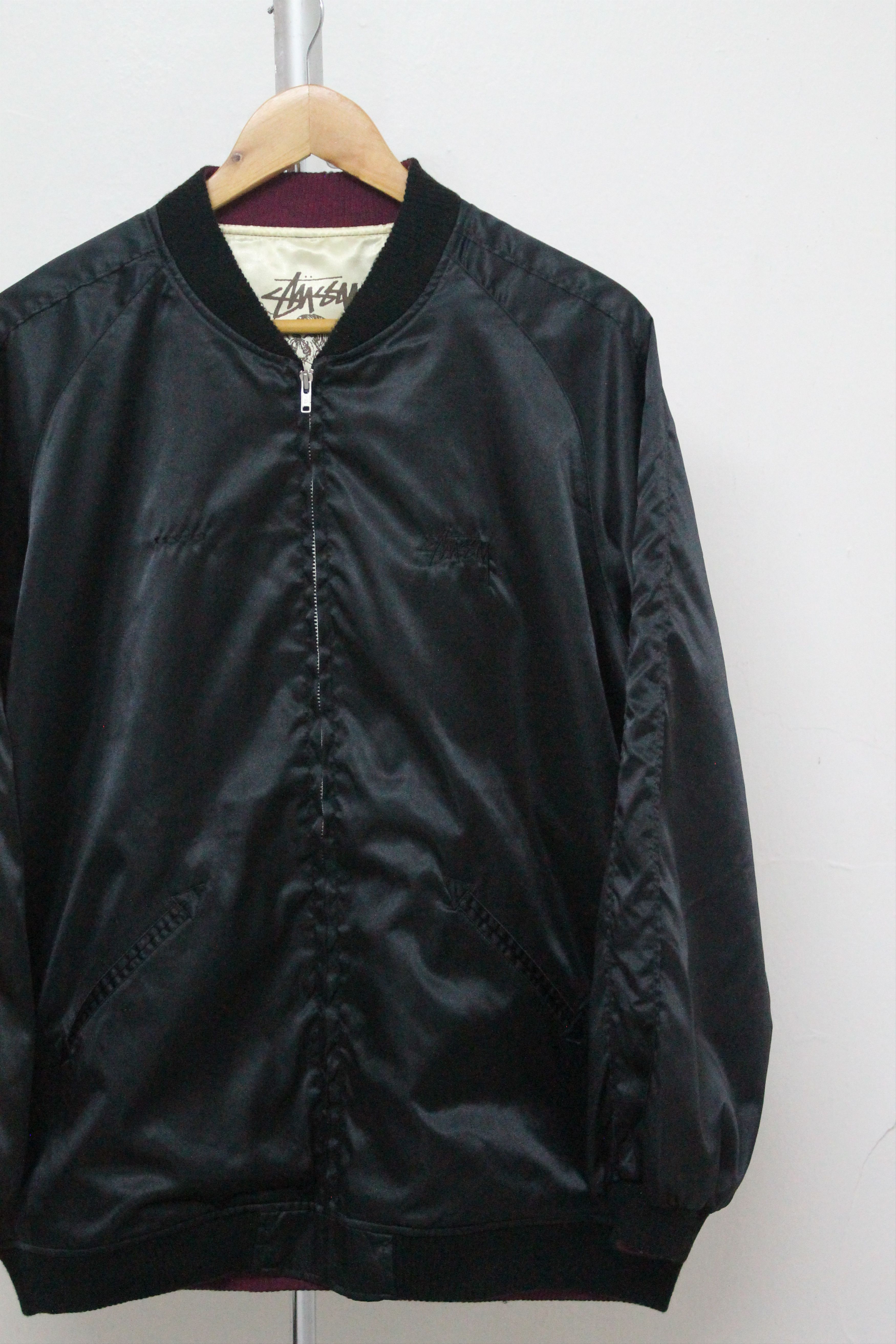 Stussy Vintage STUSSY Yokohama Chapt 5th Anniversary Satin Jacket. Size US XL / EU 56 / 4 - 4 Thumbnail