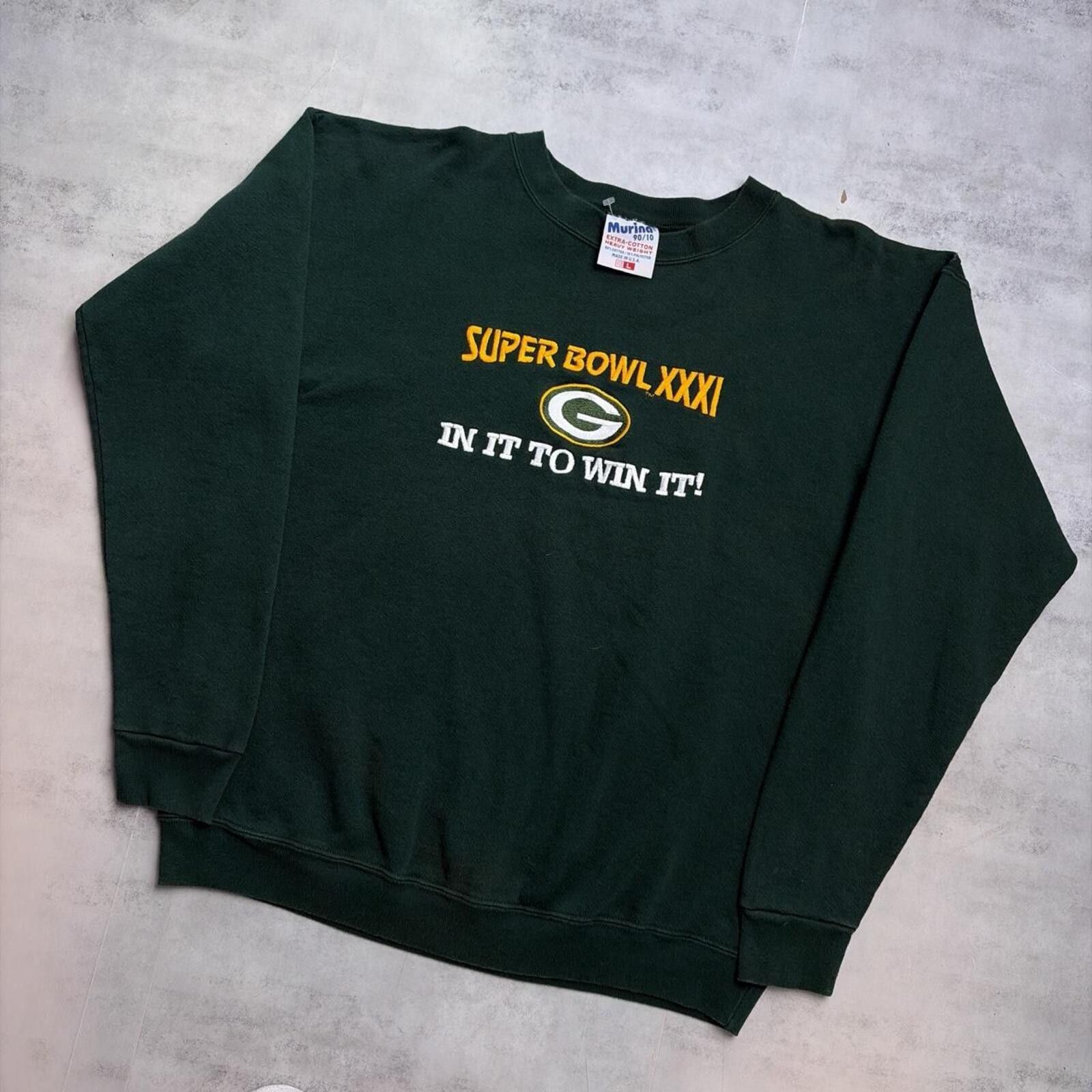 NFL Vintage NFL Packers Super Bowl XXXI Crewneck Sweater Size US L / EU 52-54 / 3 - 2 Thumbnail