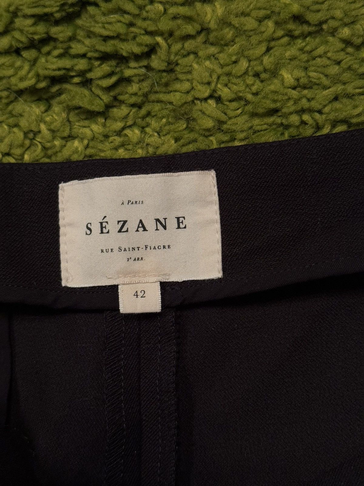 Designer × Sezane Sezane Paris oldmoney style minimalist black pants Size 30" / US 8 / IT 44 - 4 Thumbnail