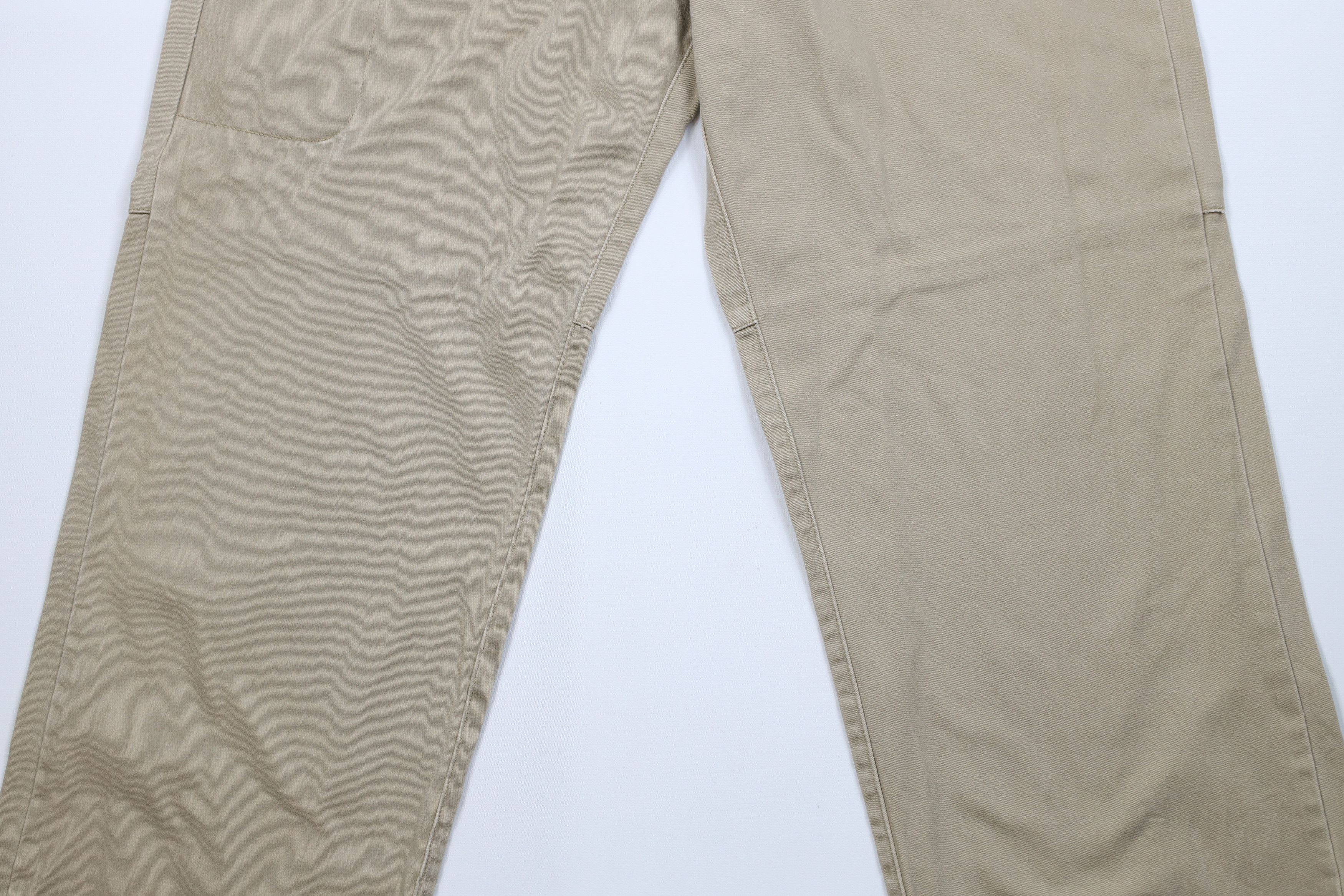 Guess Vintage 90s Guess Spell Baggy Wide Leg Dungaree Pants Khaki Size US 34 / EU 50 - 3 Thumbnail