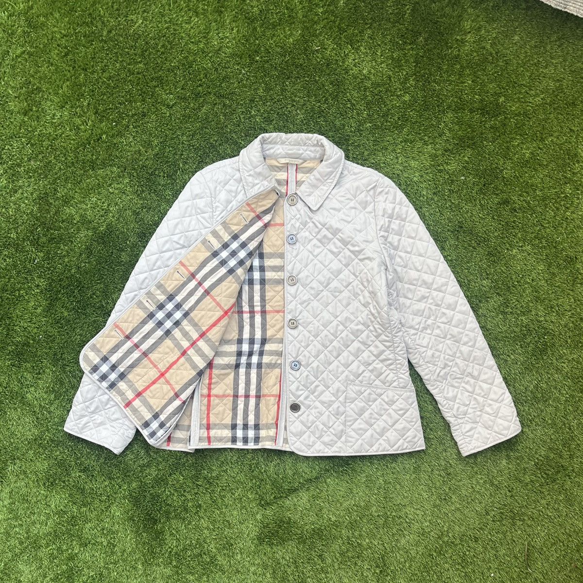 Burberry Burberry Brit Quilted Jacket – Nova Check Lining – Beige Size M / US 6-8 / IT 42-44 - 3 Thumbnail
