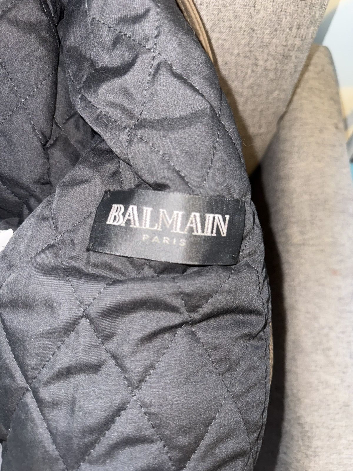 Balmain Balmain decarnin SS10 leather varsity jacket Size US L / EU 52-54 / 3 - 4 Thumbnail