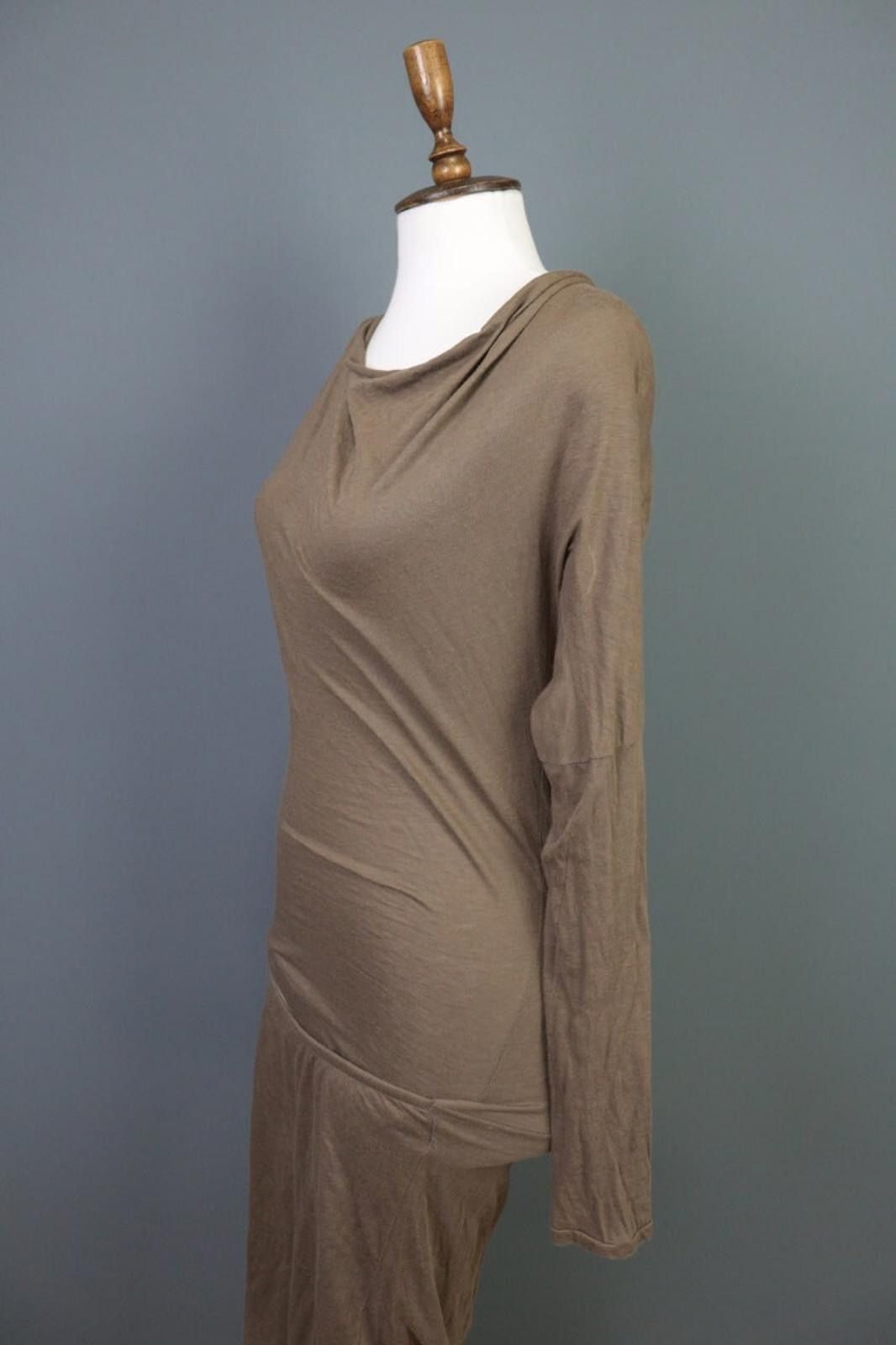 Citizens Of Humanity Humanoid Brown Bodycon Asymmetrical Designer Dress Size M Size M / US 6-8 / IT 42-44 - 7 Thumbnail