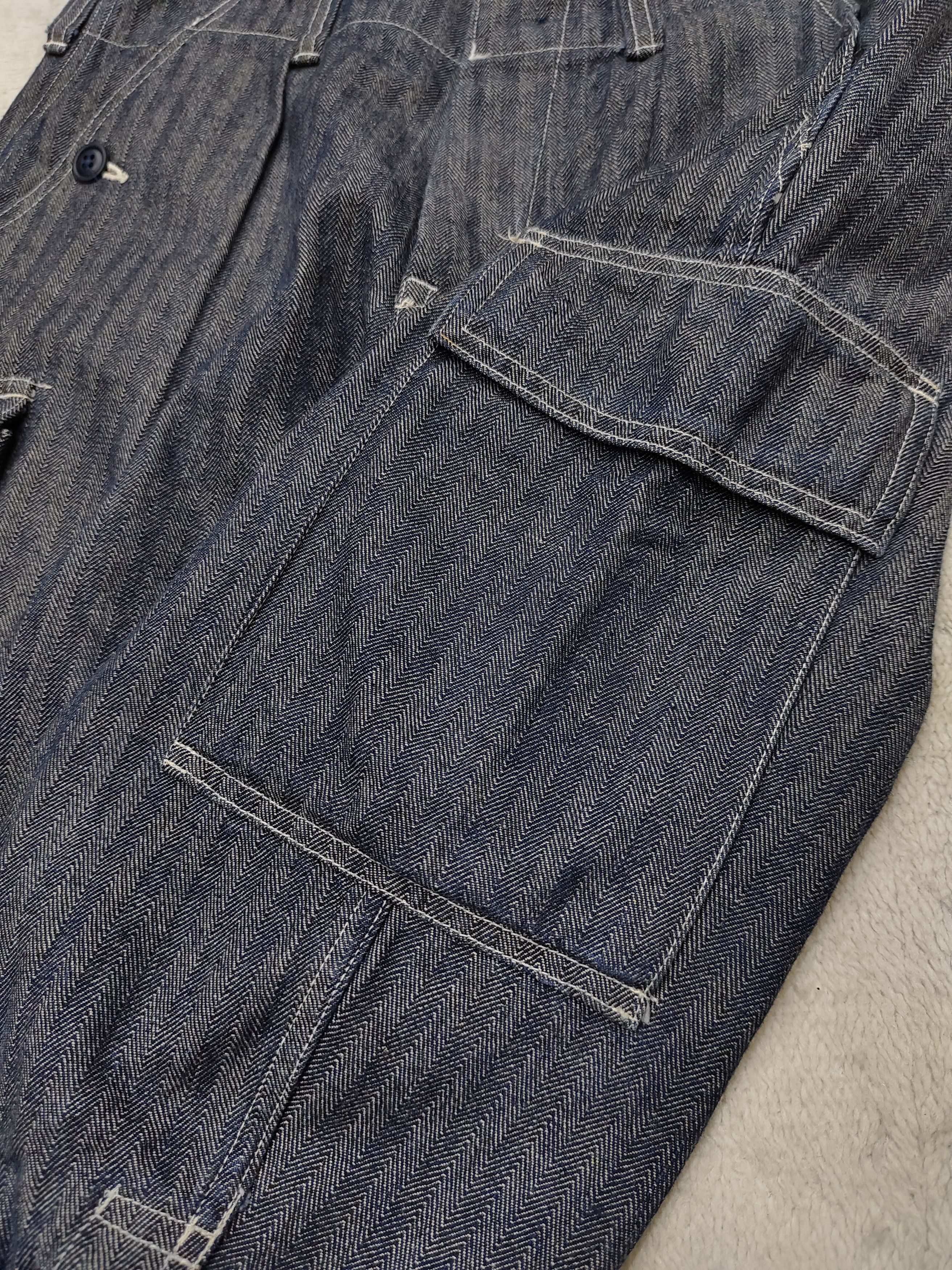 Japanese Brand × Nepenthes 🇯🇵Nepenthes🇯🇵 Hoggs Herringbone Cargo Pants Size US 32 / EU 48 - 4 Thumbnail
