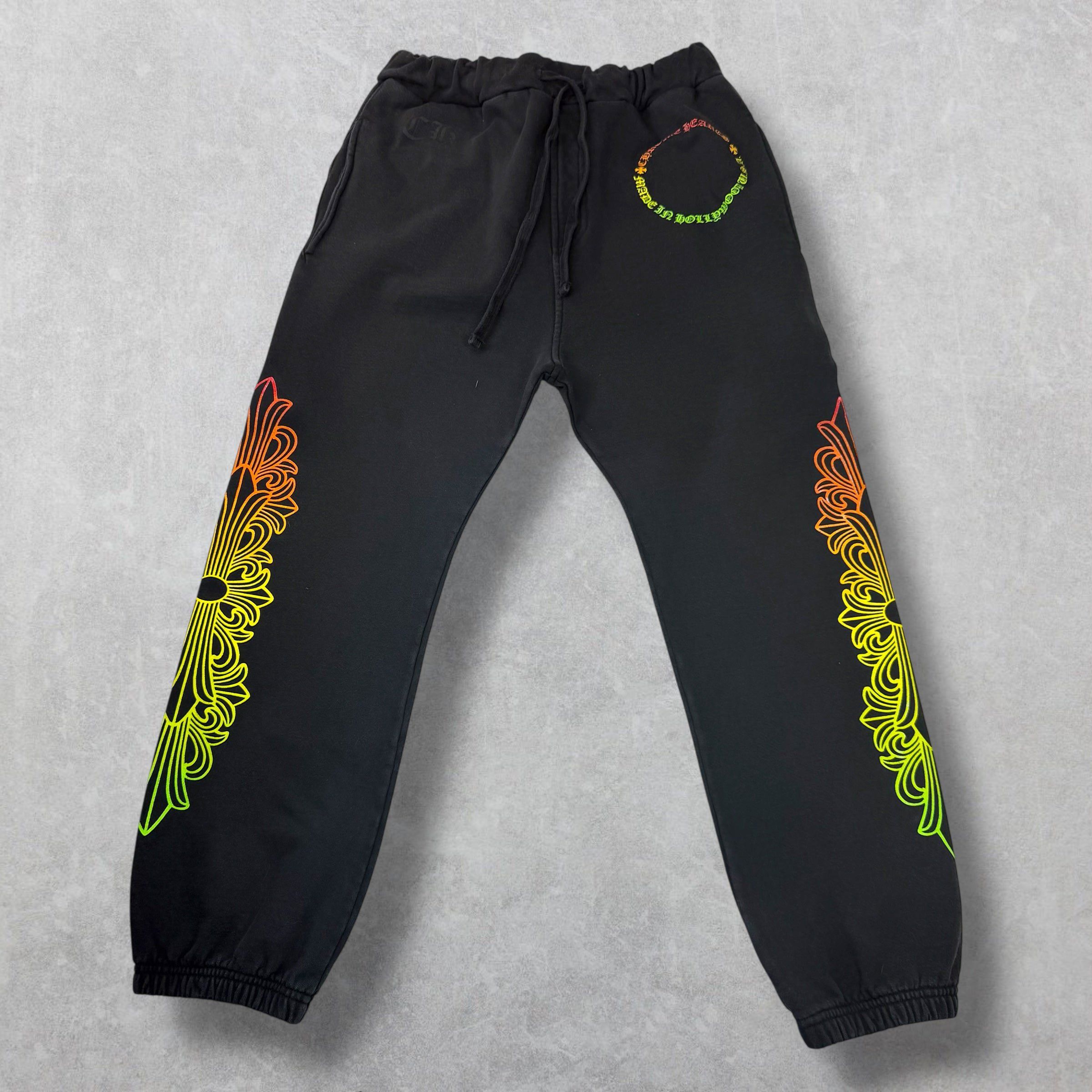 Chrome Hearts Chrome Hearts Gradient Floral Circle Sweatpants M Size US 34 / EU 50 - 2 Thumbnail