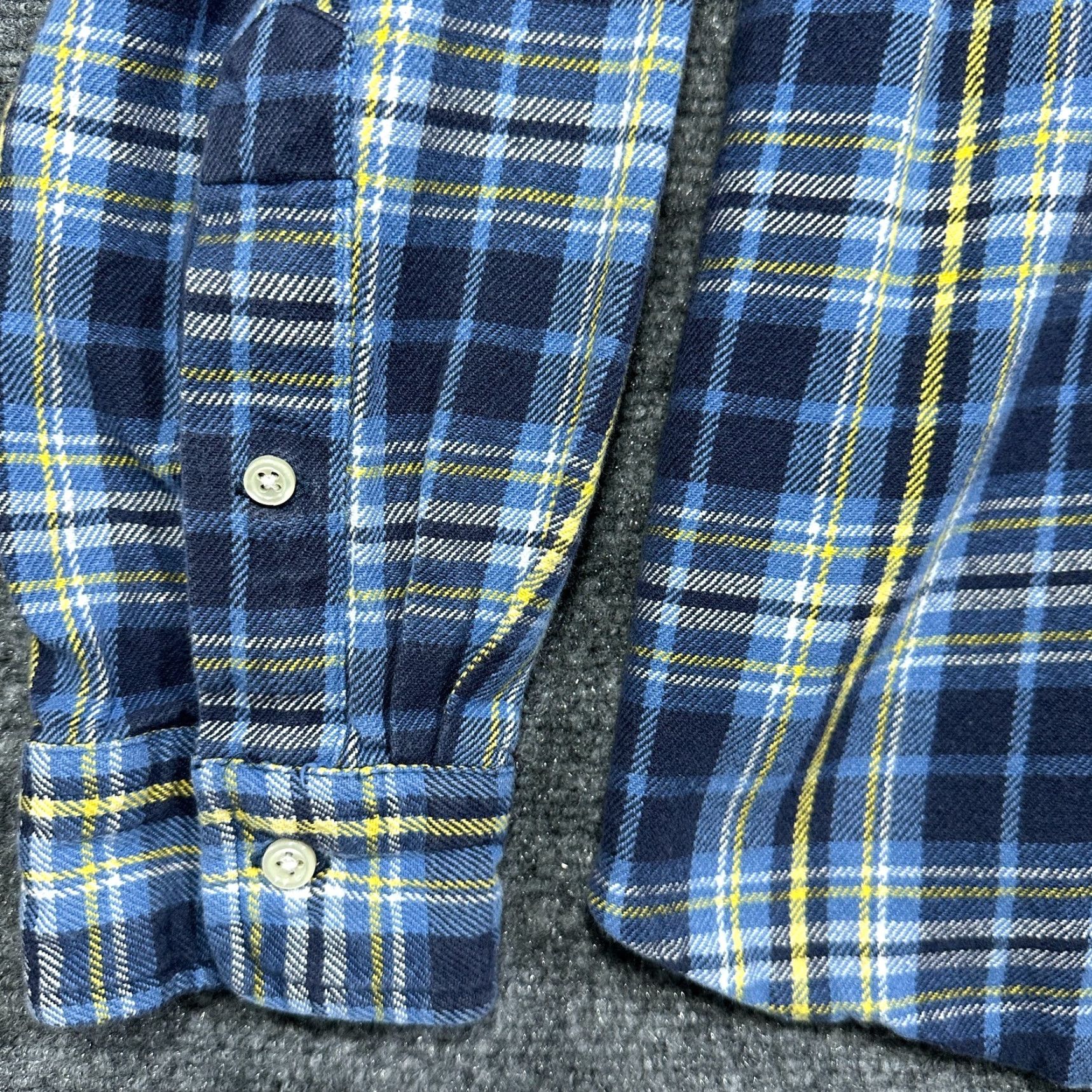 Ralph Lauren Ralph Lauren Shirt Mens XL Classic Fit Blue Plaid Cotton Flannel Button Down Size US XL / EU 56 / 4 - 4 Thumbnail