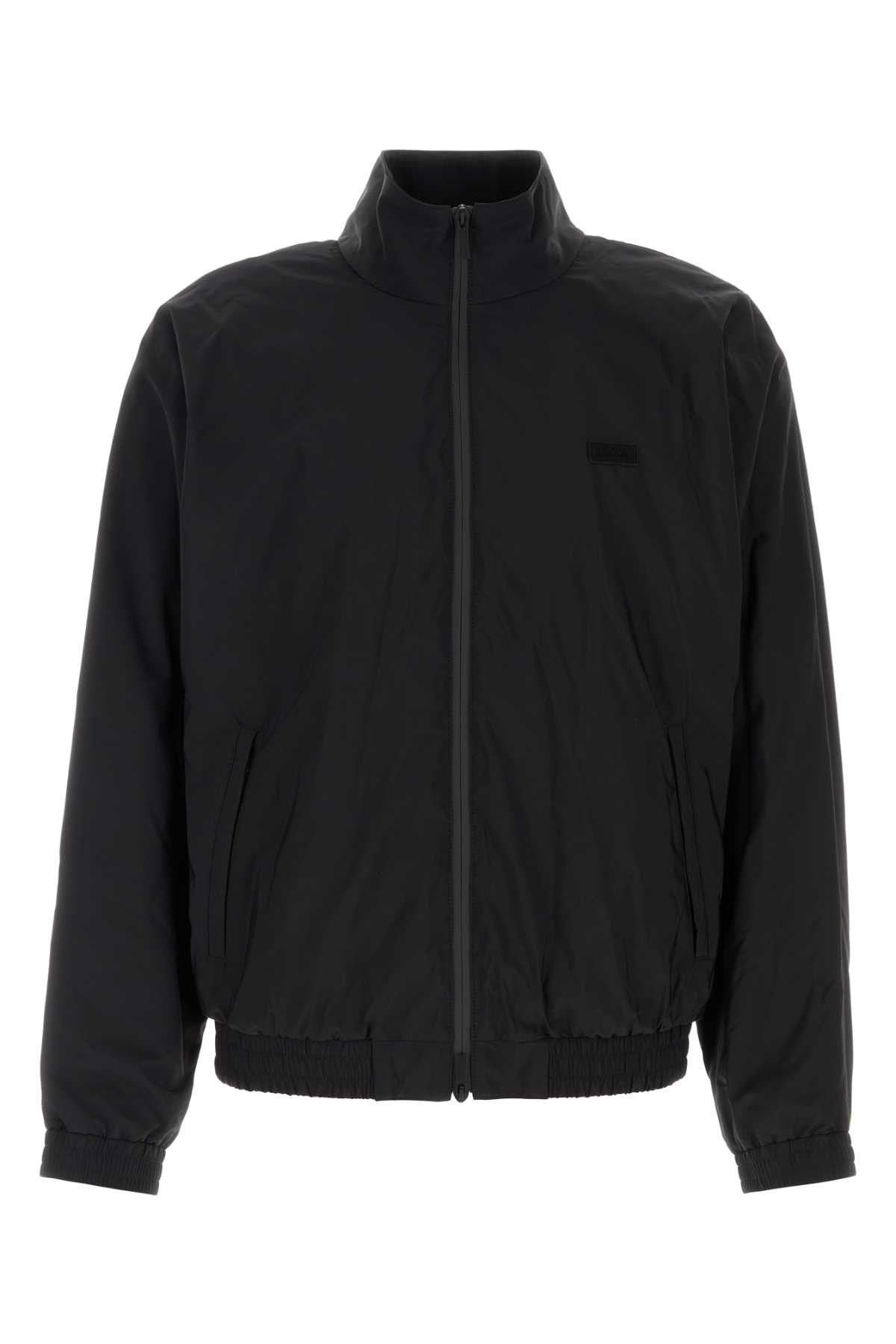 Black Wool Blend Jacket