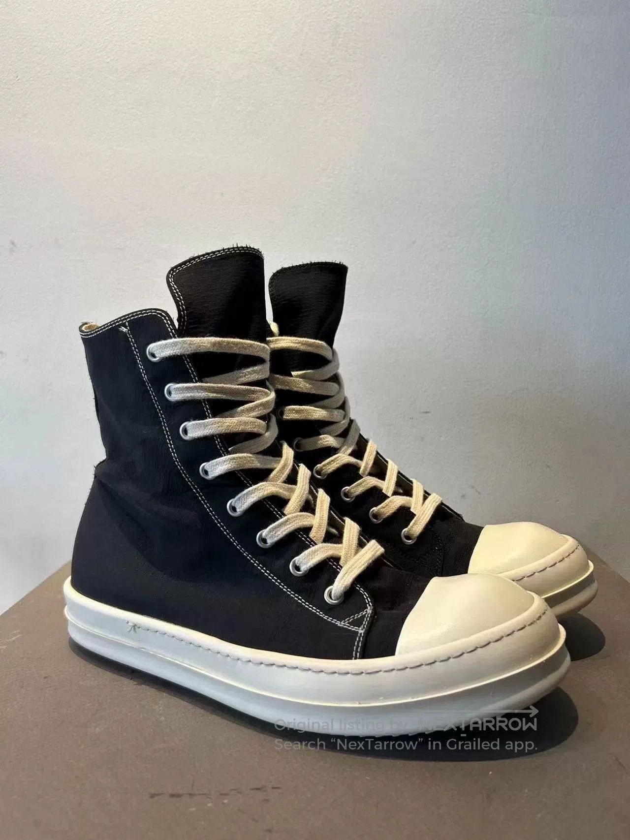 Rick Owens Rick Owens High-Top Sneakers Size 41. Size US 8 / EU 41 - 1 Thumbnail