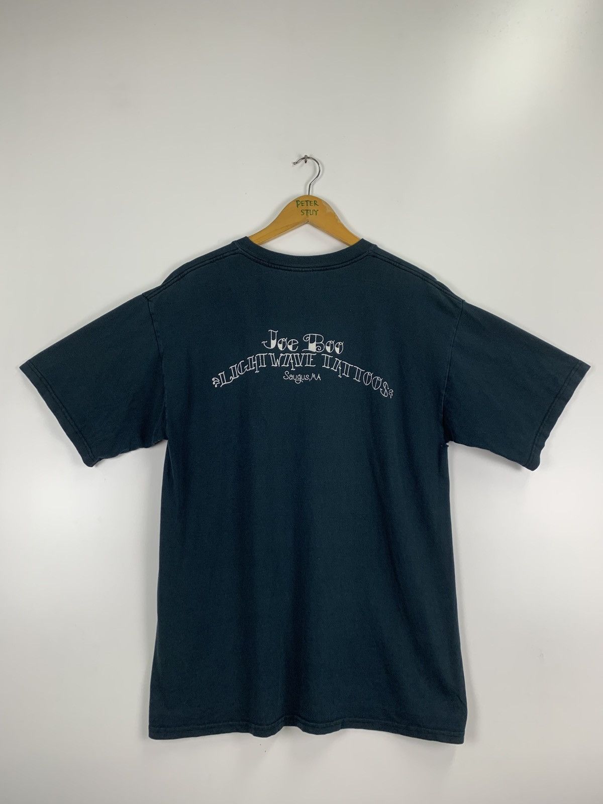 Gildan × Vintage Vintage Joe Boo Light Wave Tattoos Size US L / EU 52-54 / 3 - 10 Thumbnail