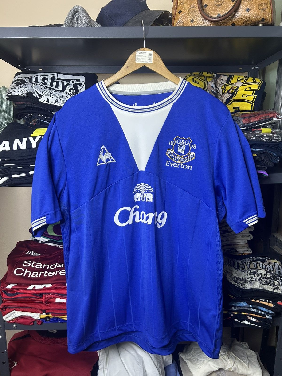 Jerzees Everton FC 25 Years Le Coq Sportif Jersey (Size XL) Size US XL / EU 56 / 4 - 1 Thumbnail