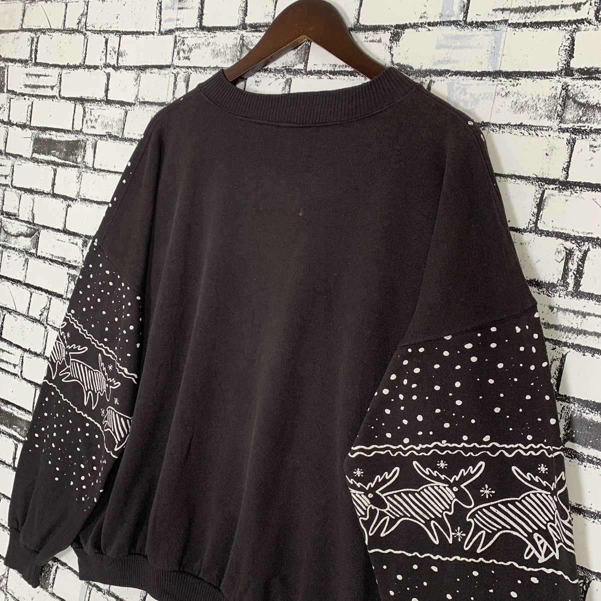 Vintage Vintage Design For The Alaska Lifestyle Sweatshirt Size XL / US 12-14 / IT 48-50 - 8 Thumbnail