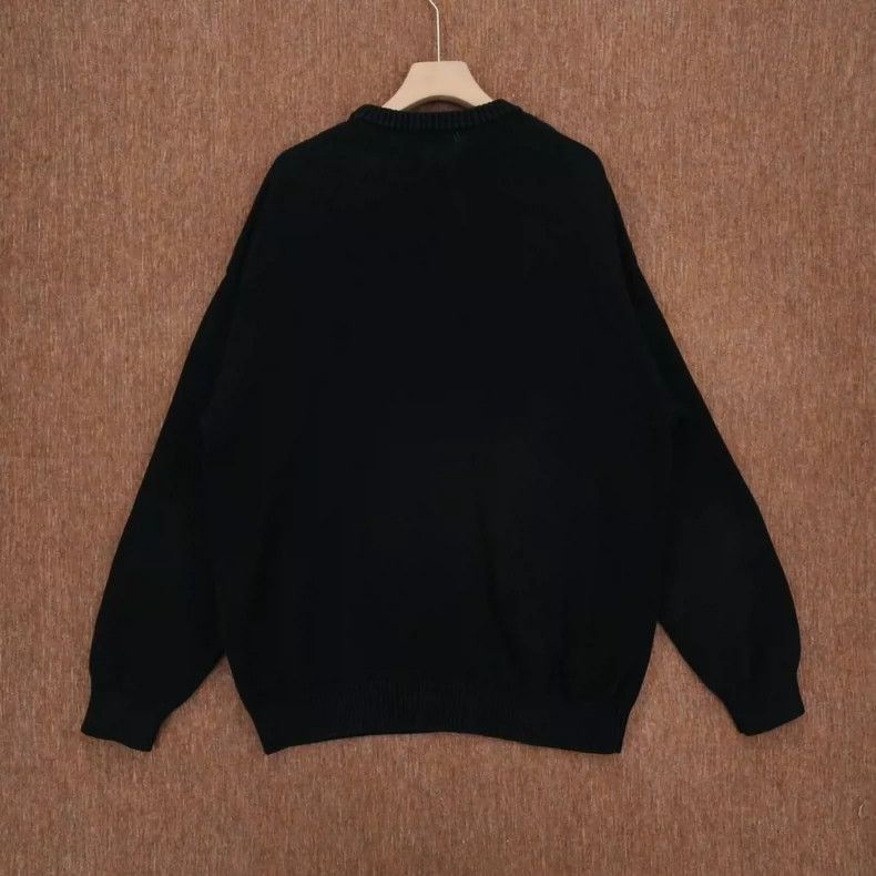 Balenciaga Balenciaga Double B Buckle Embroidered Sweater Size/M Size US M / EU 48-50 / 2 - 2 Thumbnail