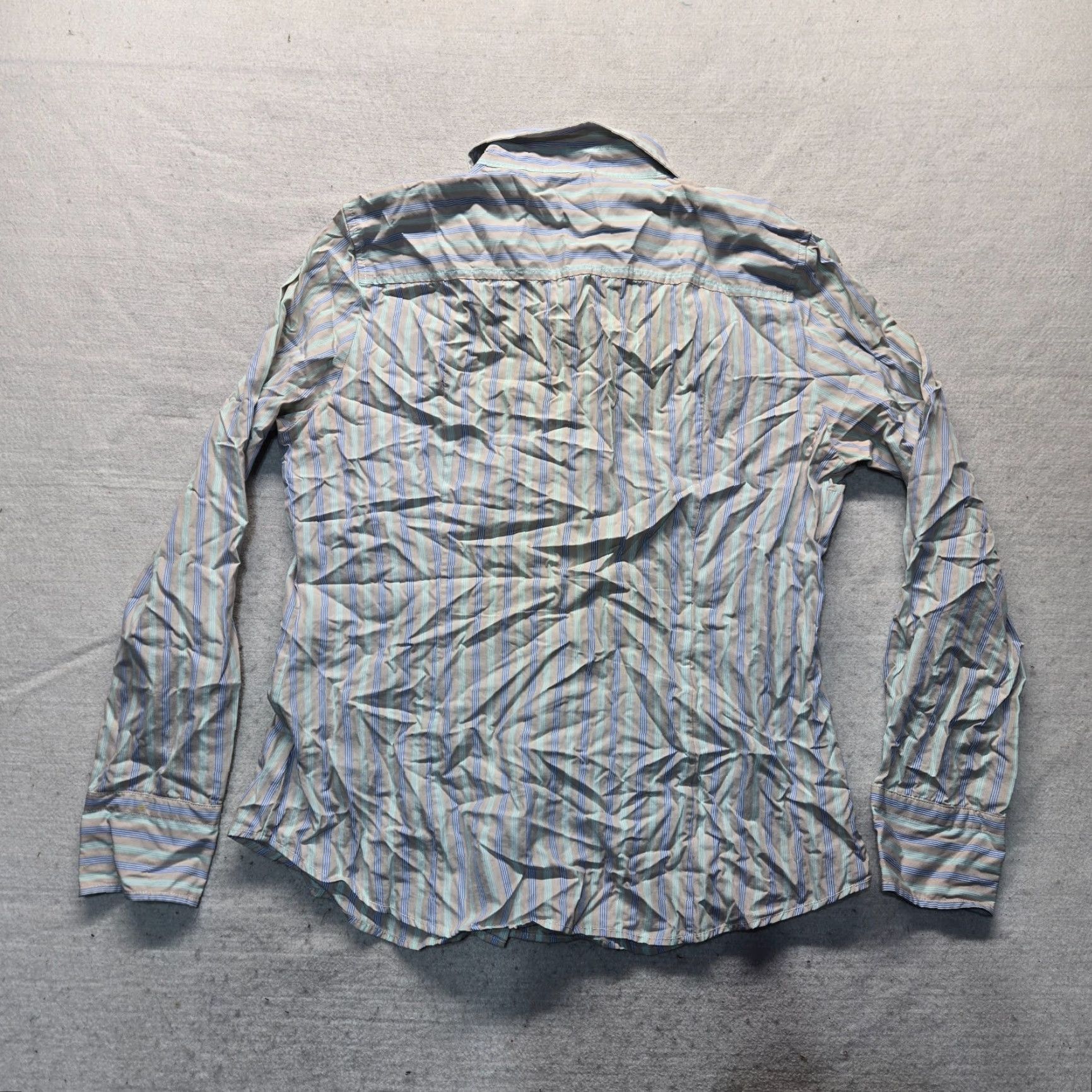 J.Crew J.CREW Shirt Adult XL Multicolor Striped Cotton Button-Up Long Sleeve Casual Mens Size US XL / EU 56 / 4 - 7 Thumbnail